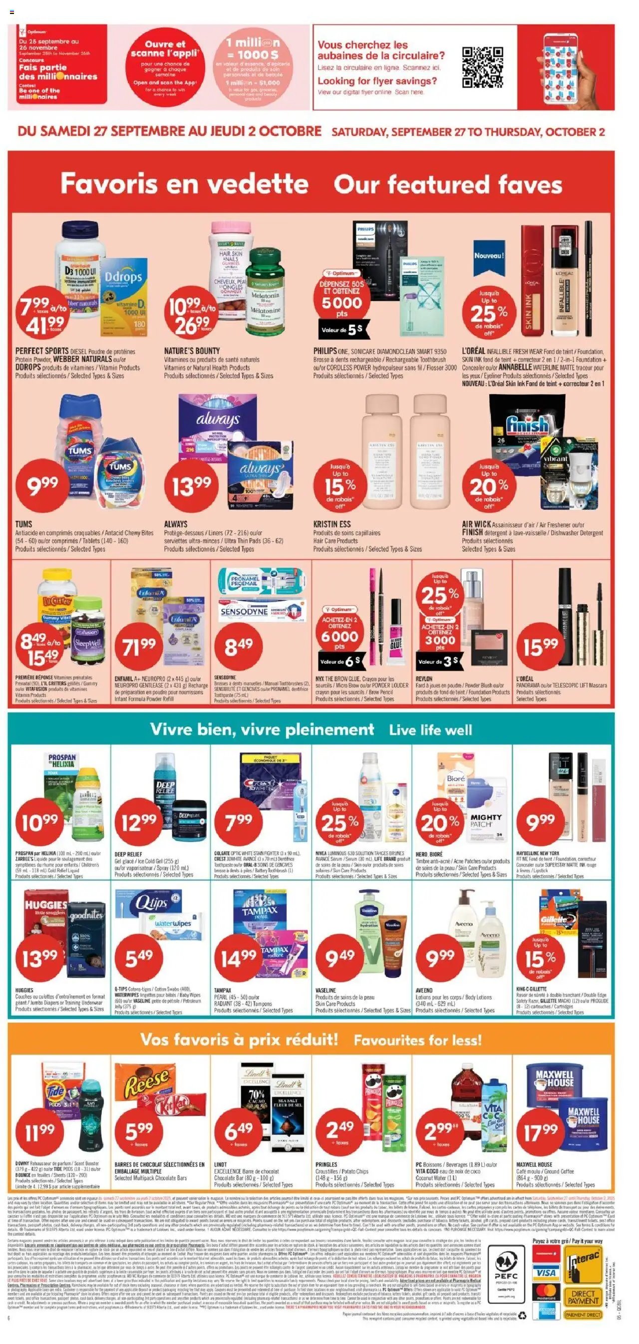 Pharmaprix weekly flyer / circulaire