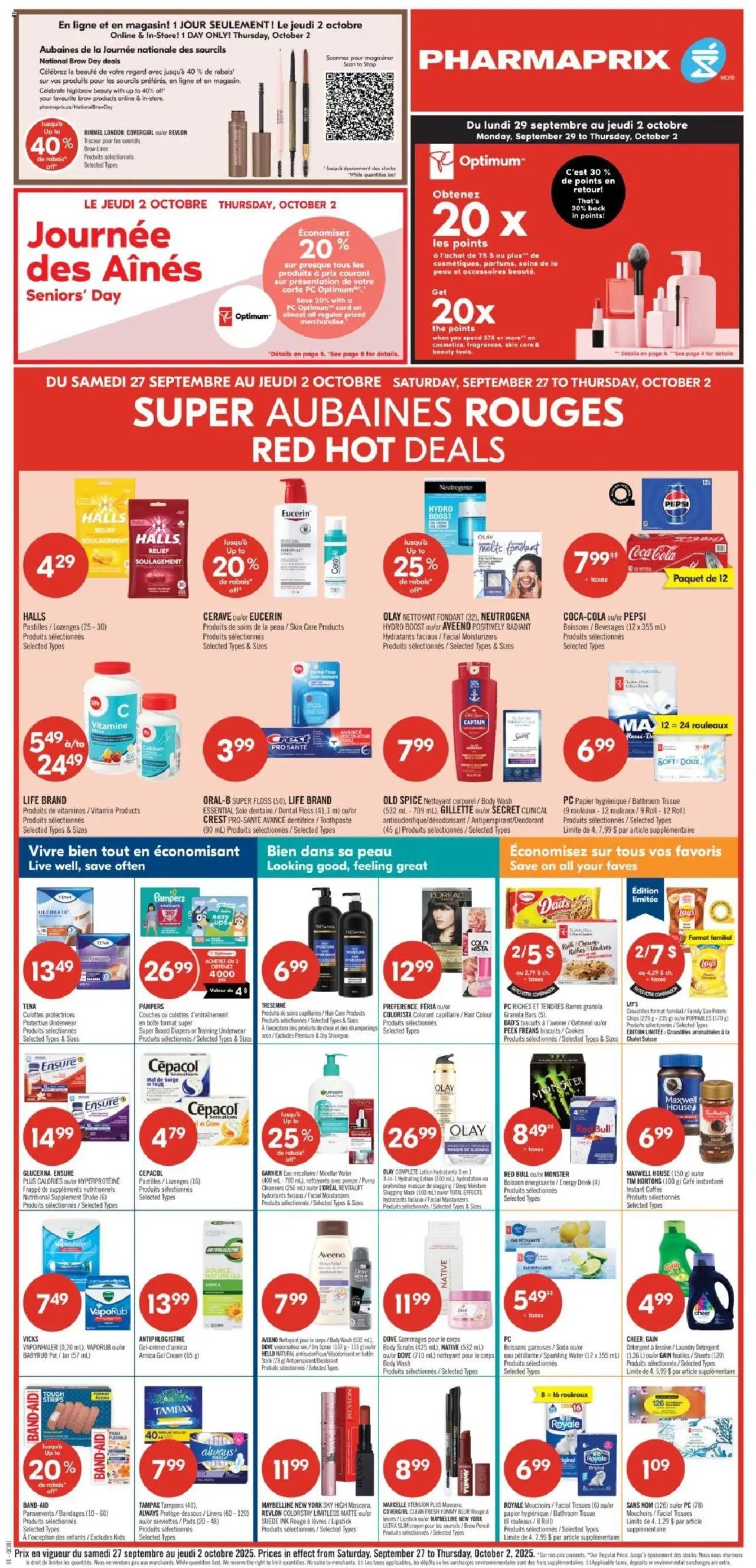 Pharmaprix weekly flyer / circulaire