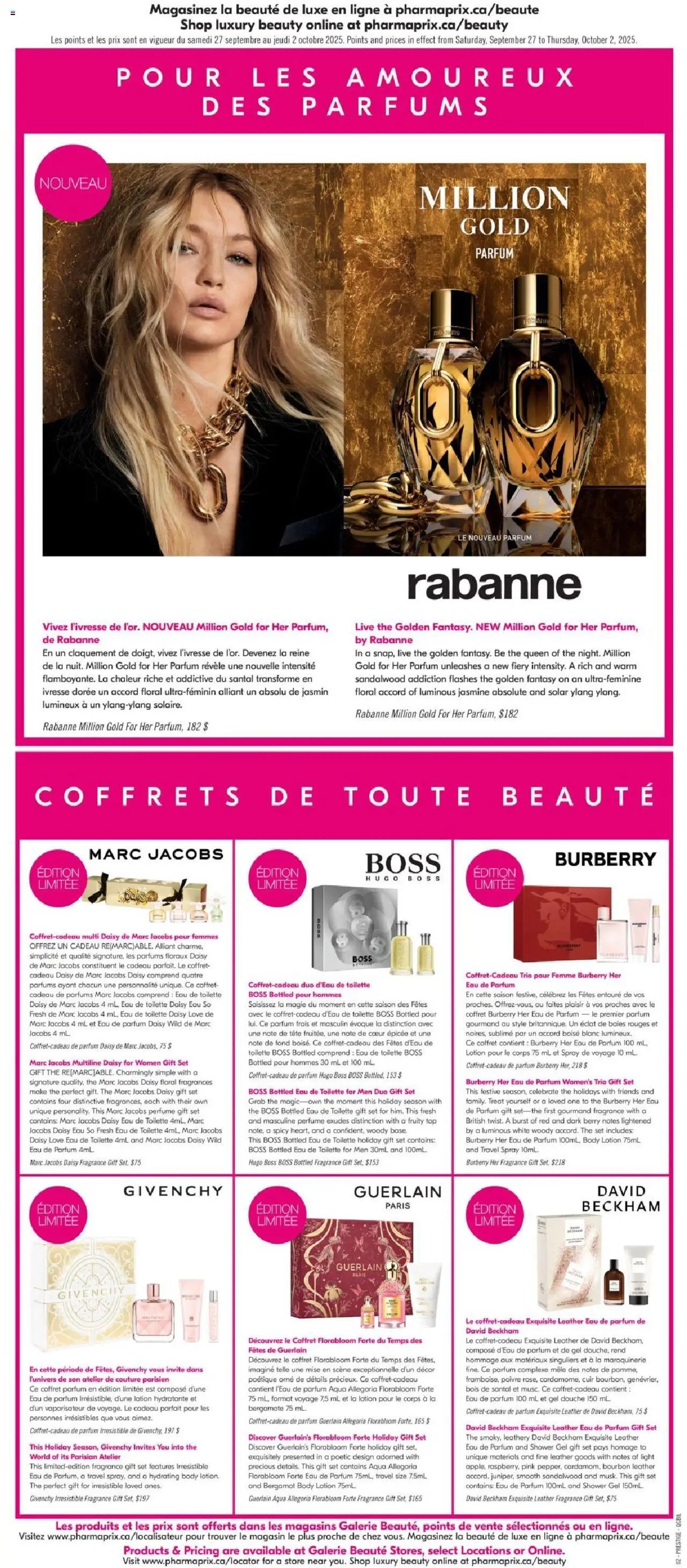 Pharmaprix weekly flyer / circulaire