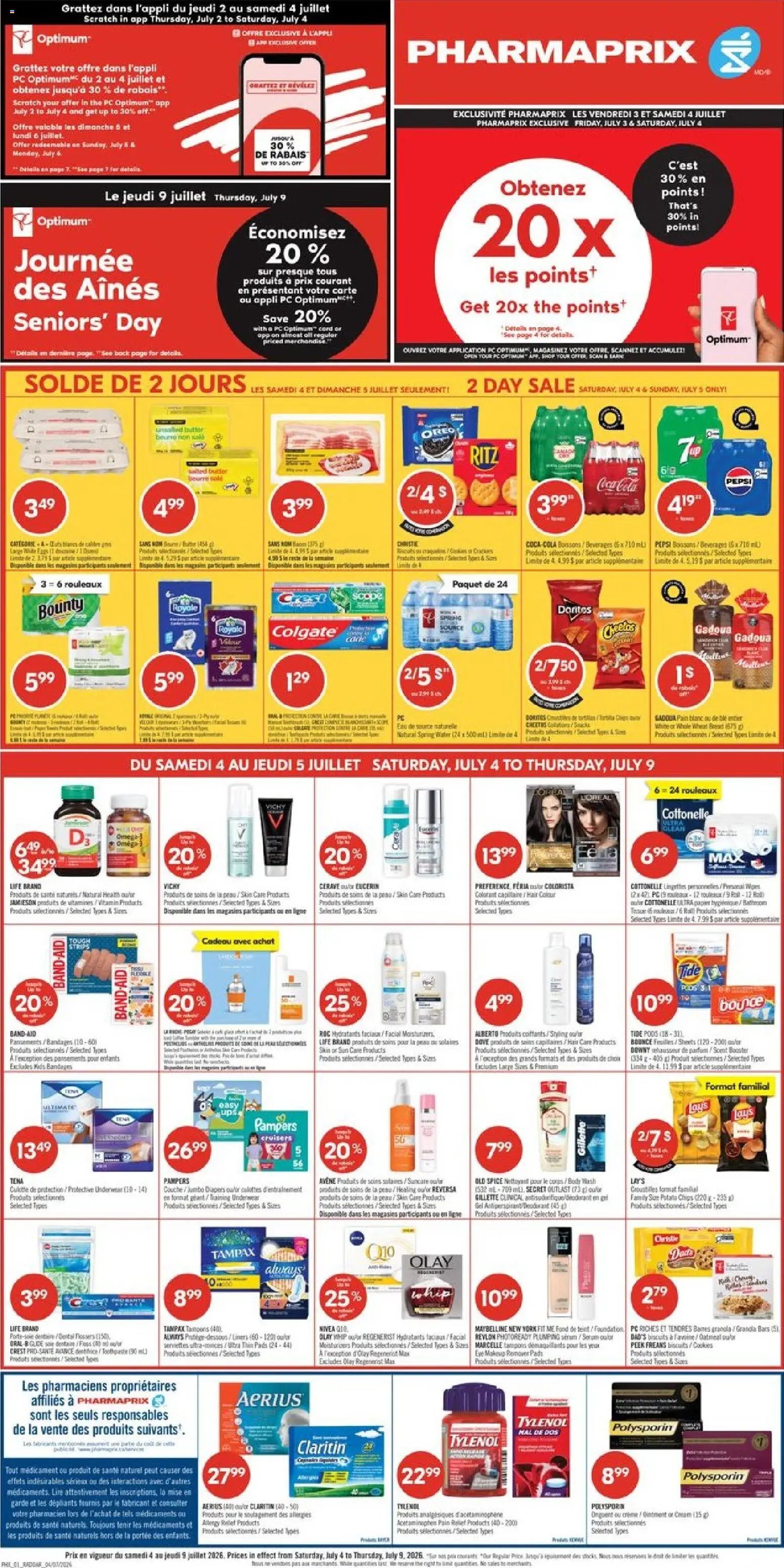Pharmaprix weekly flyer / circulaire