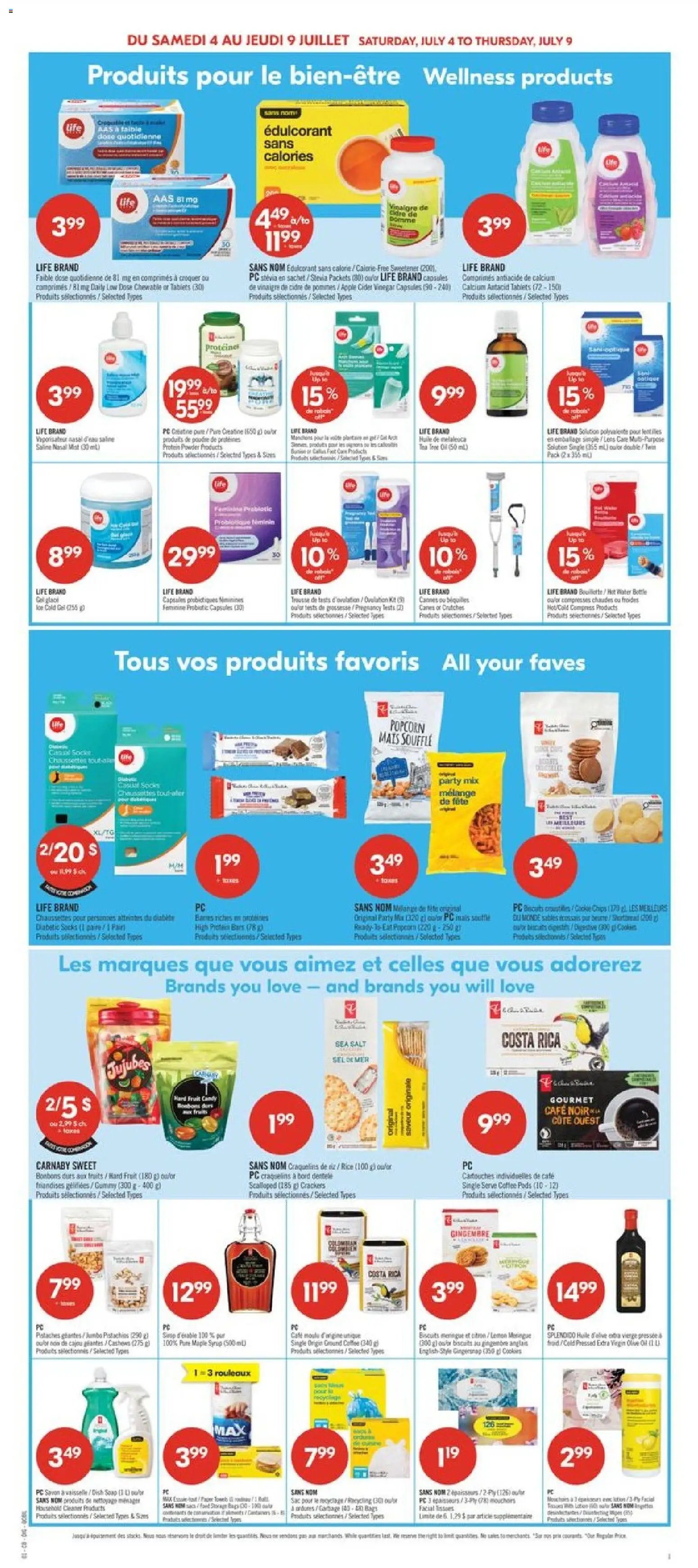 Pharmaprix weekly flyer / circulaire