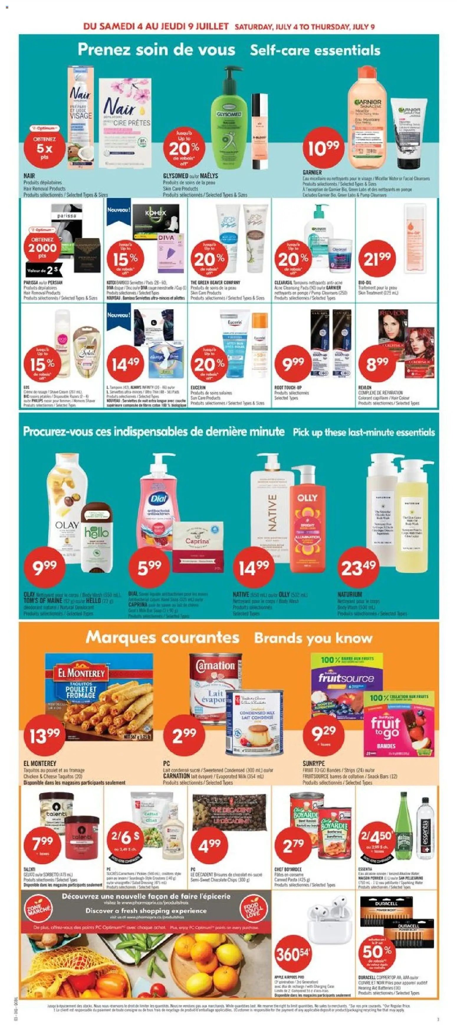 Pharmaprix weekly flyer / circulaire