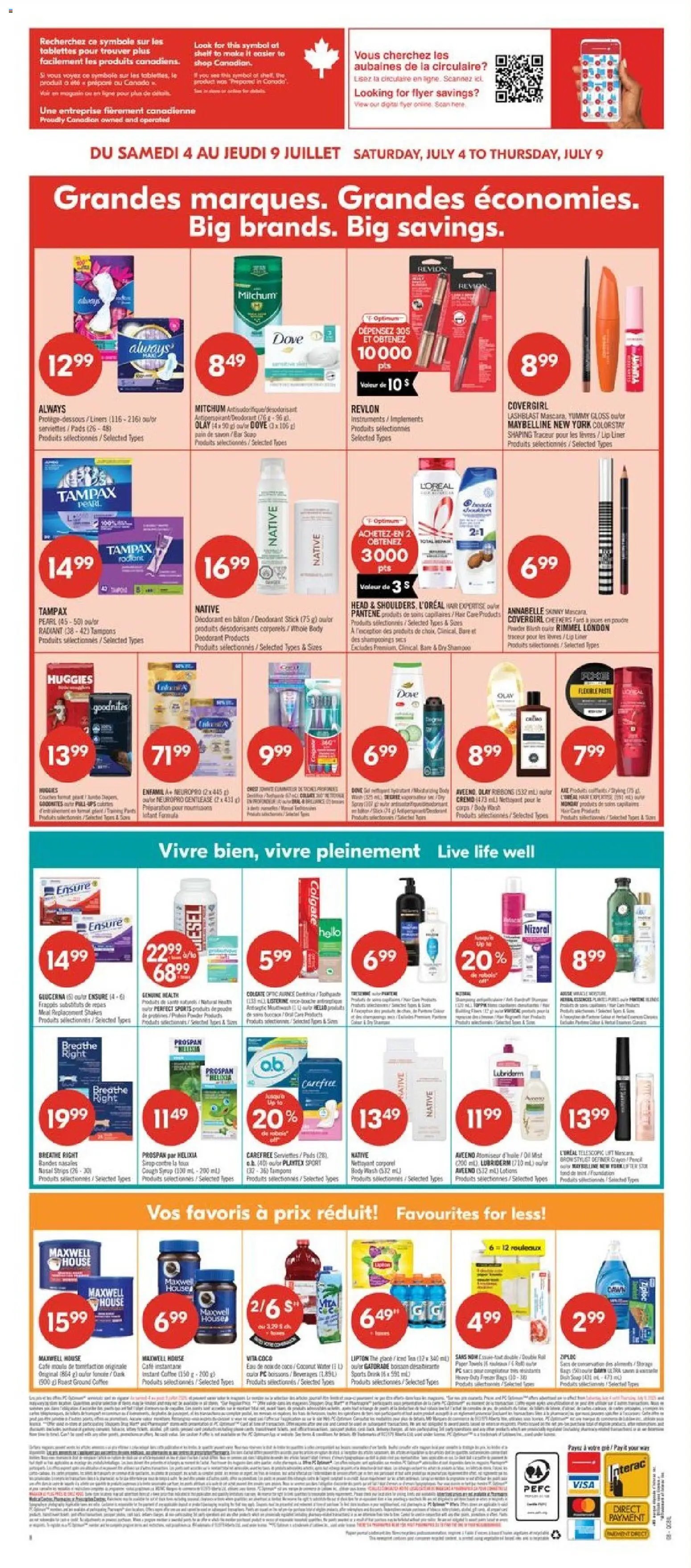 Pharmaprix weekly flyer / circulaire