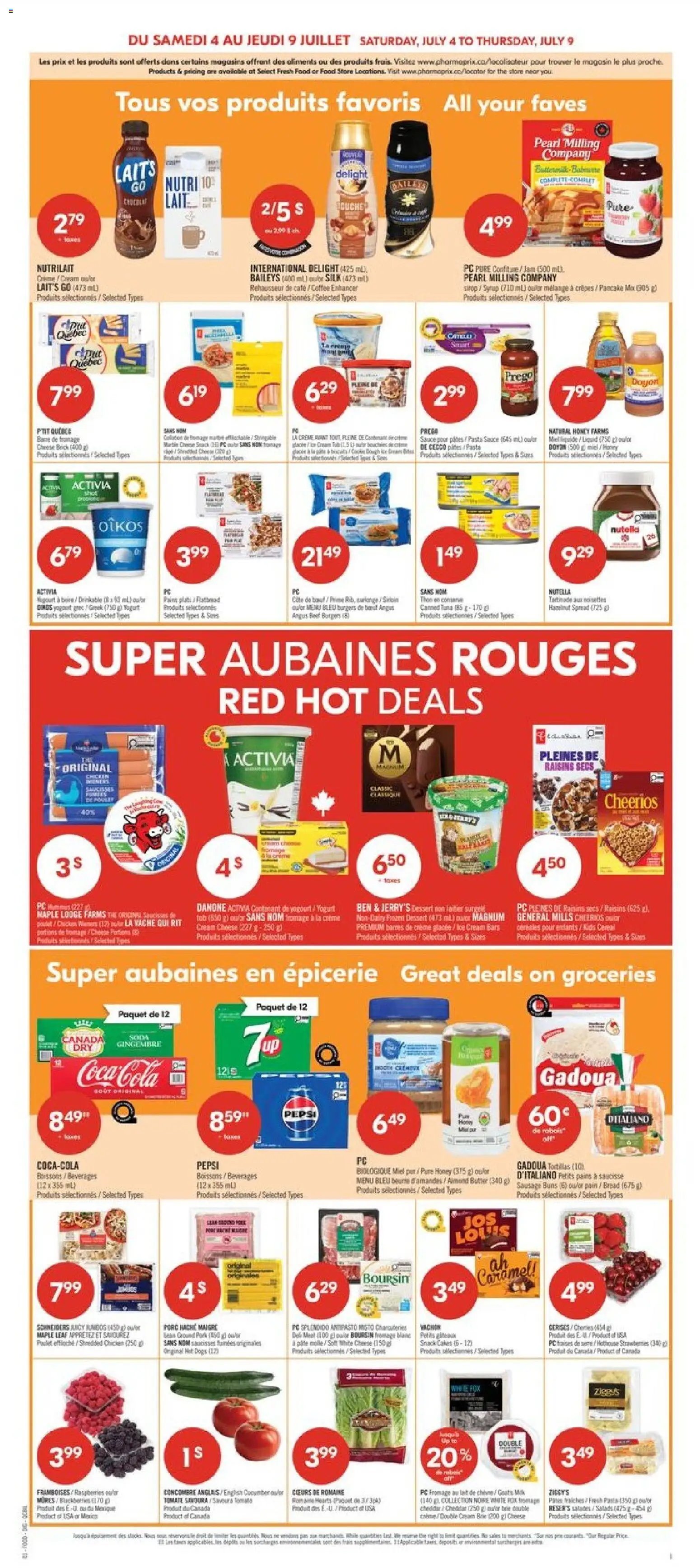 Pharmaprix weekly flyer / circulaire