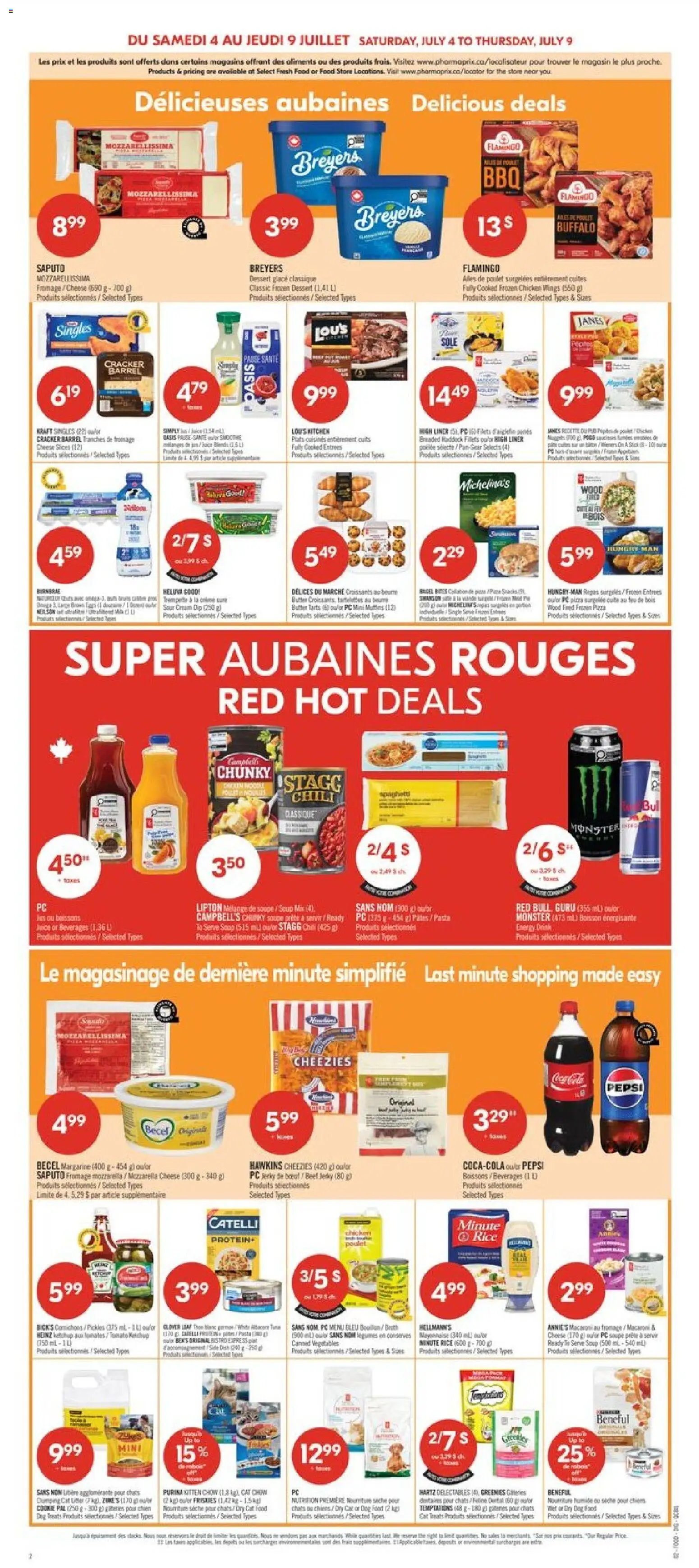 Pharmaprix weekly flyer / circulaire