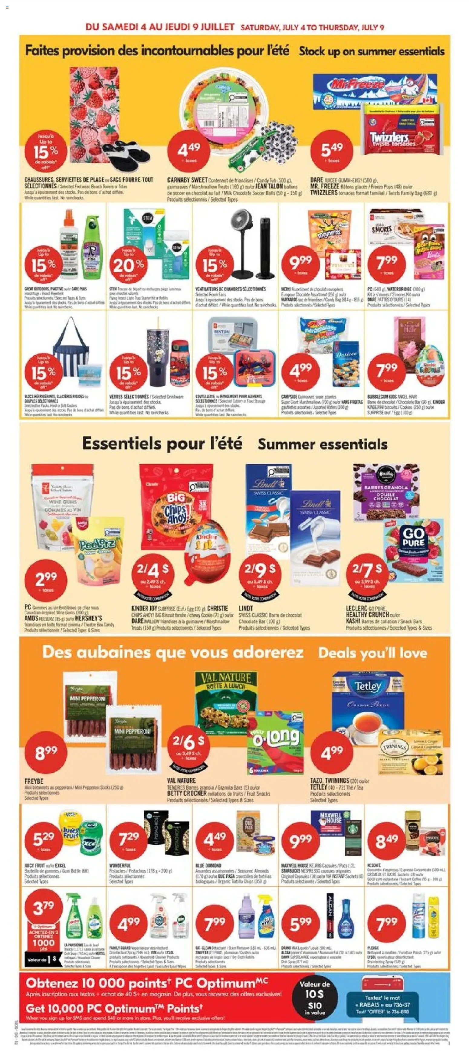 Pharmaprix weekly flyer / circulaire