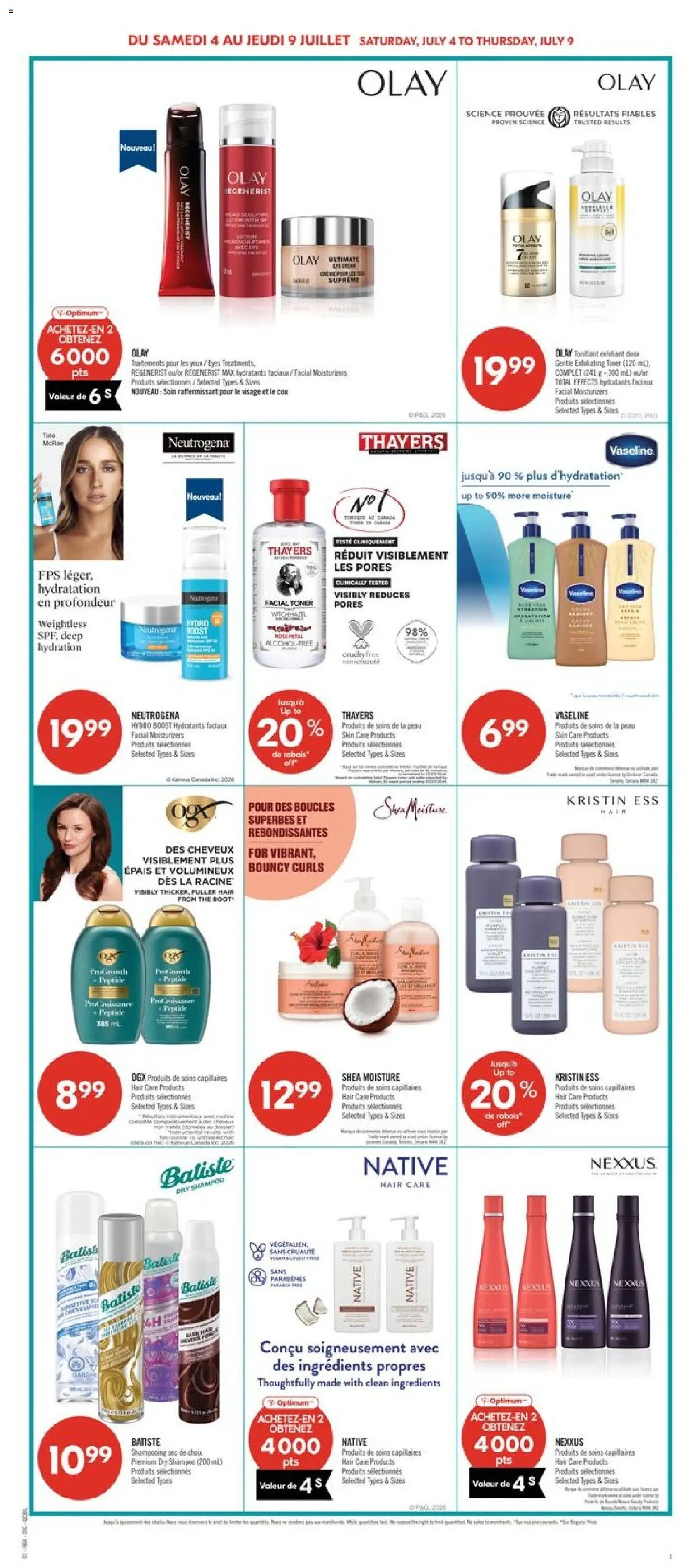 Pharmaprix weekly flyer / circulaire