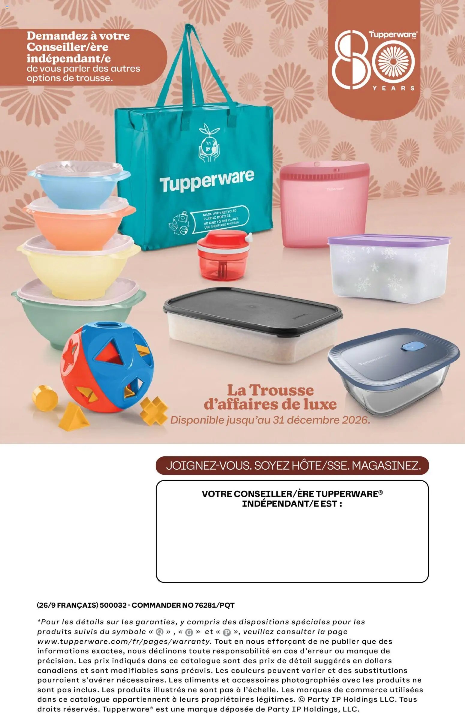 Tupperware - Catalogue 2026 Hiver/Printemps