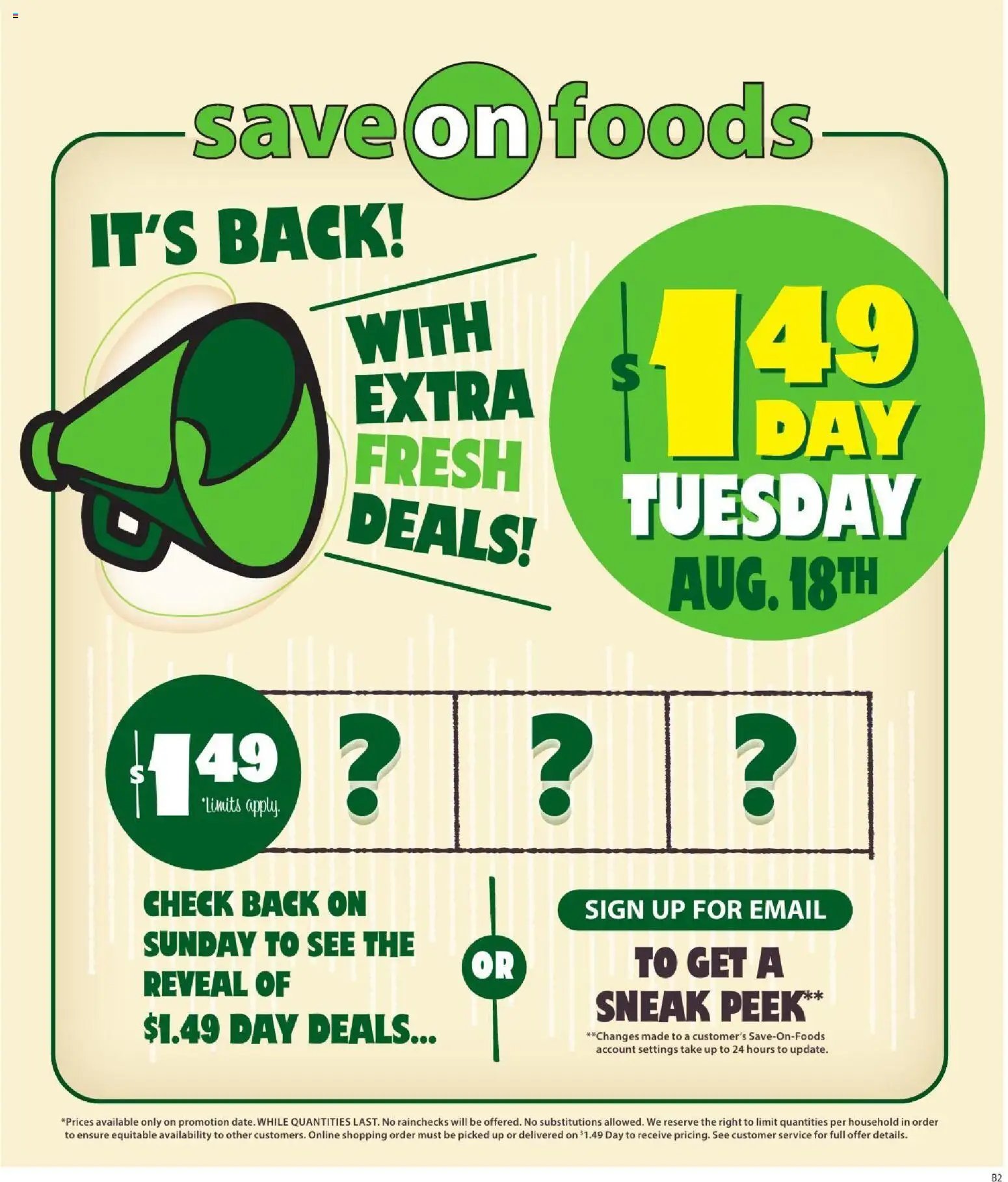 Save on foods weekly flyer / circulaire