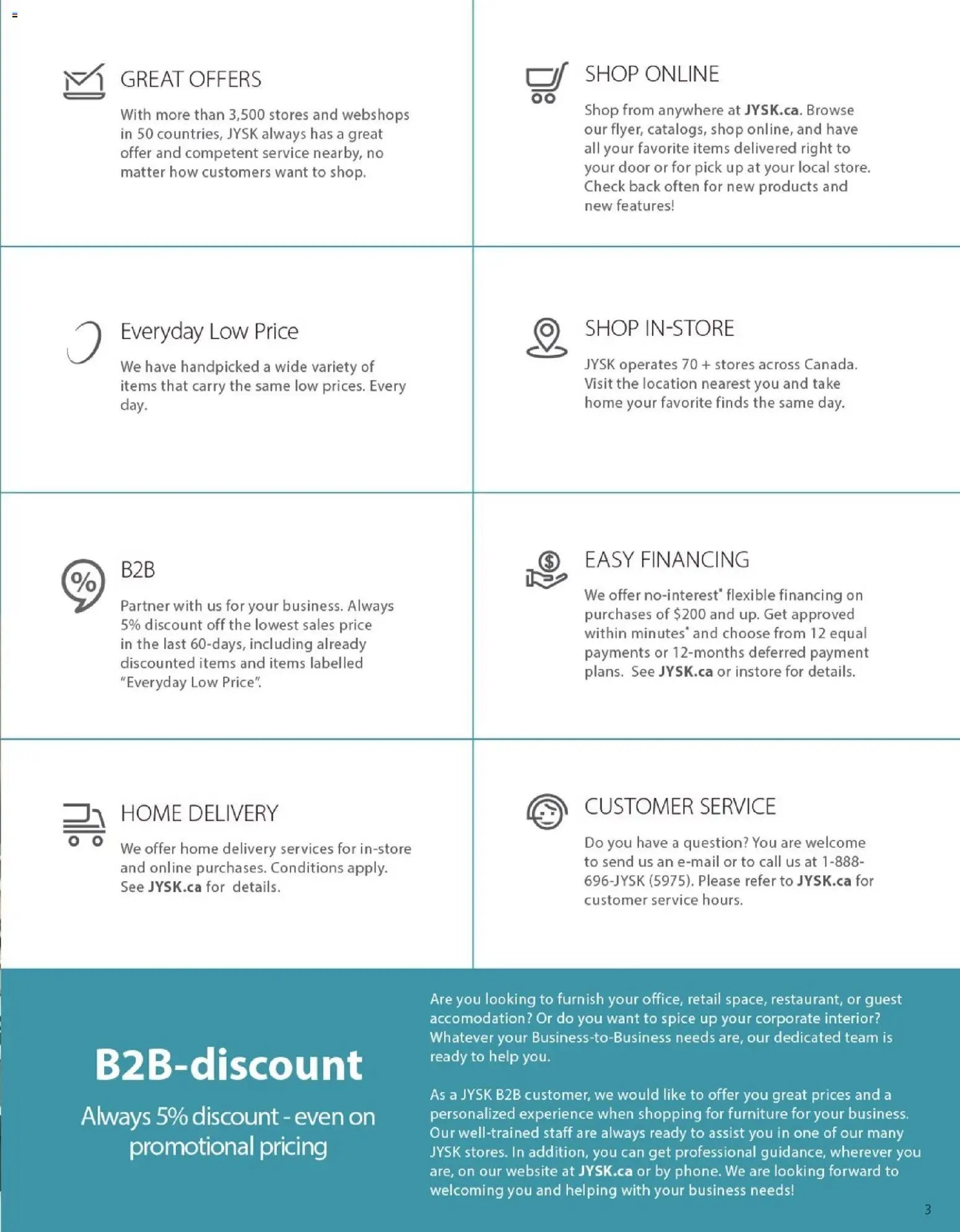 JYSK flyer