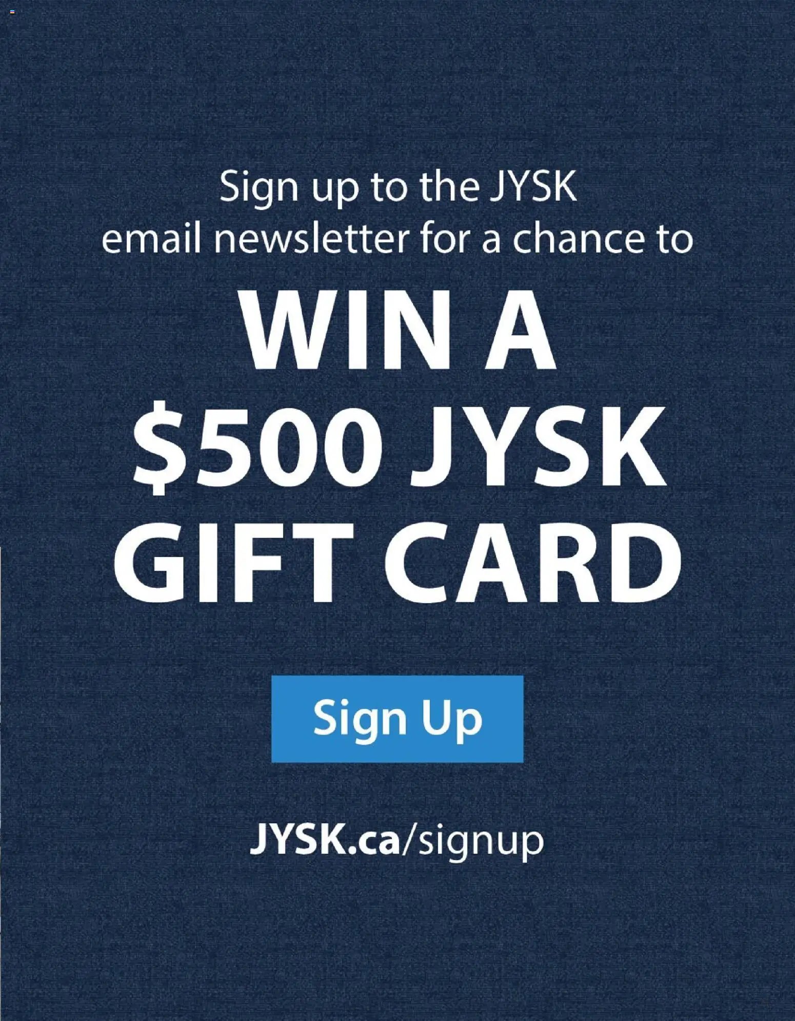 JYSK flyer