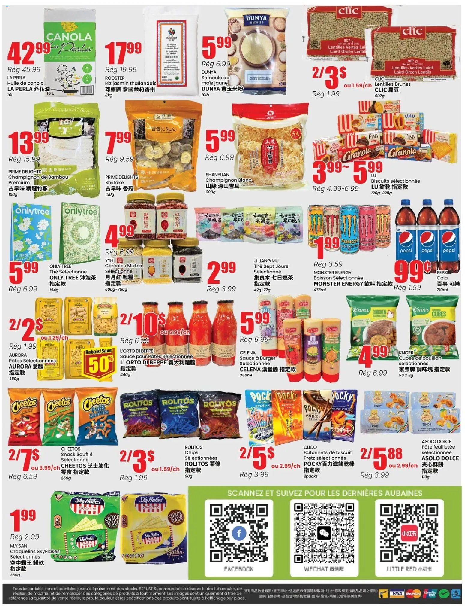 Btrust Supermarket weekly flyer / circulaire