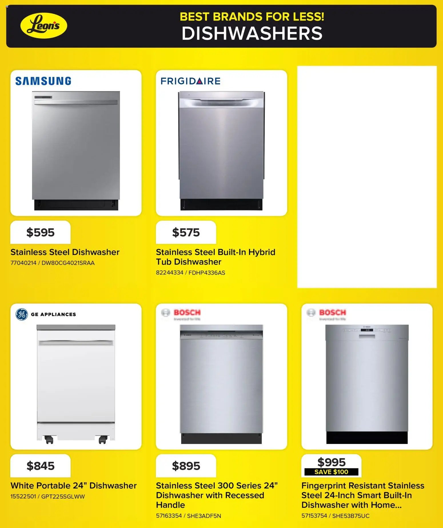 Leon's - BBFL appliances