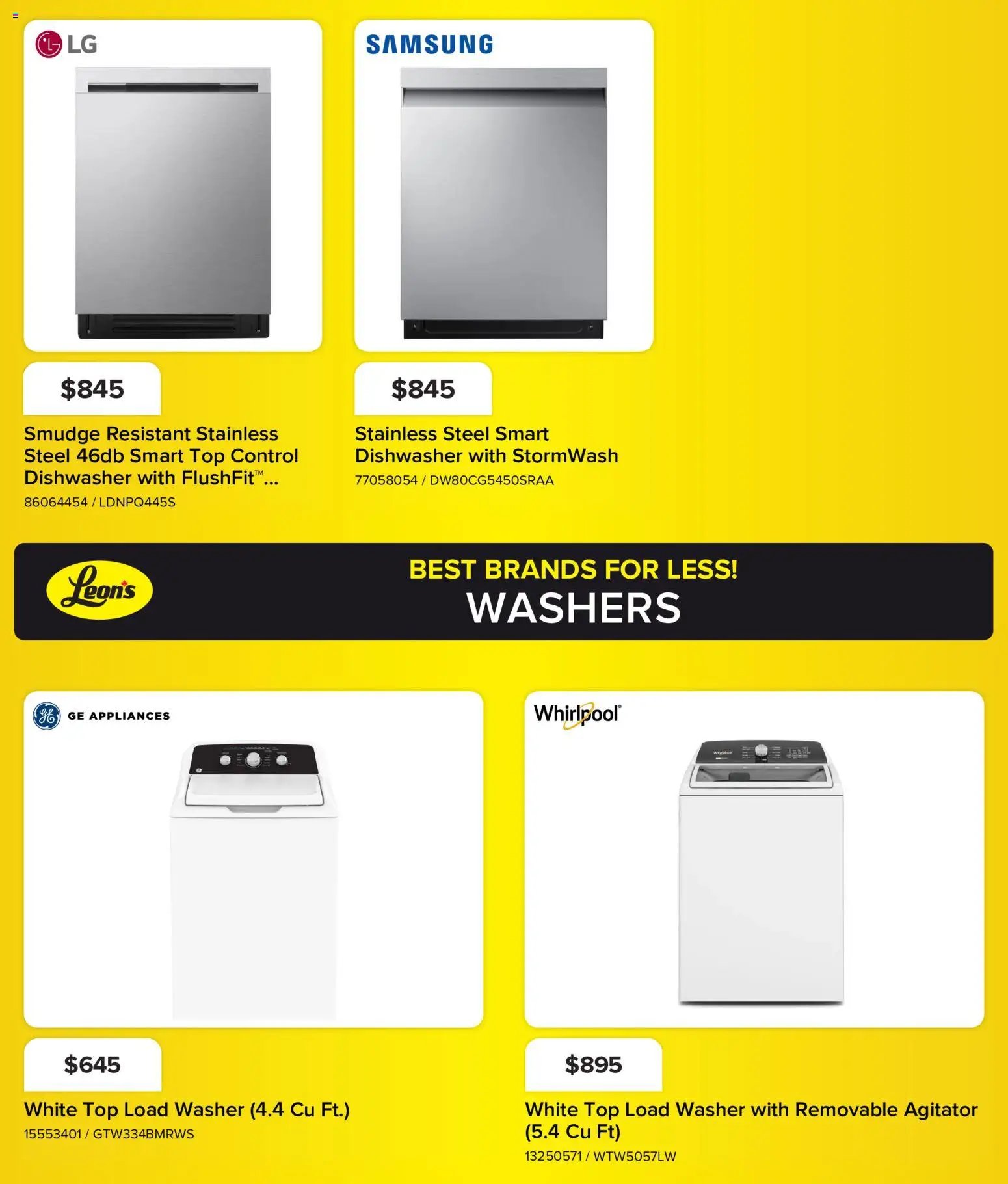 Leon's - BBFL appliances