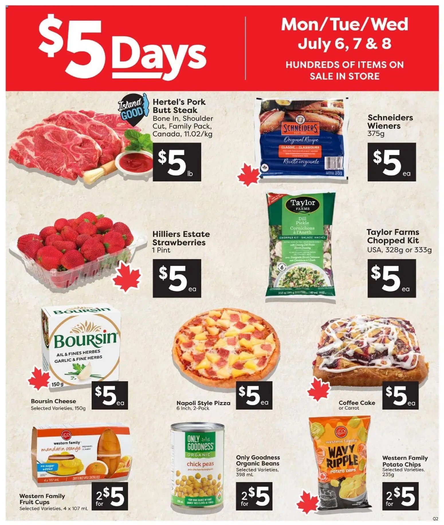 Quality Foods weekly flyer / circulaire