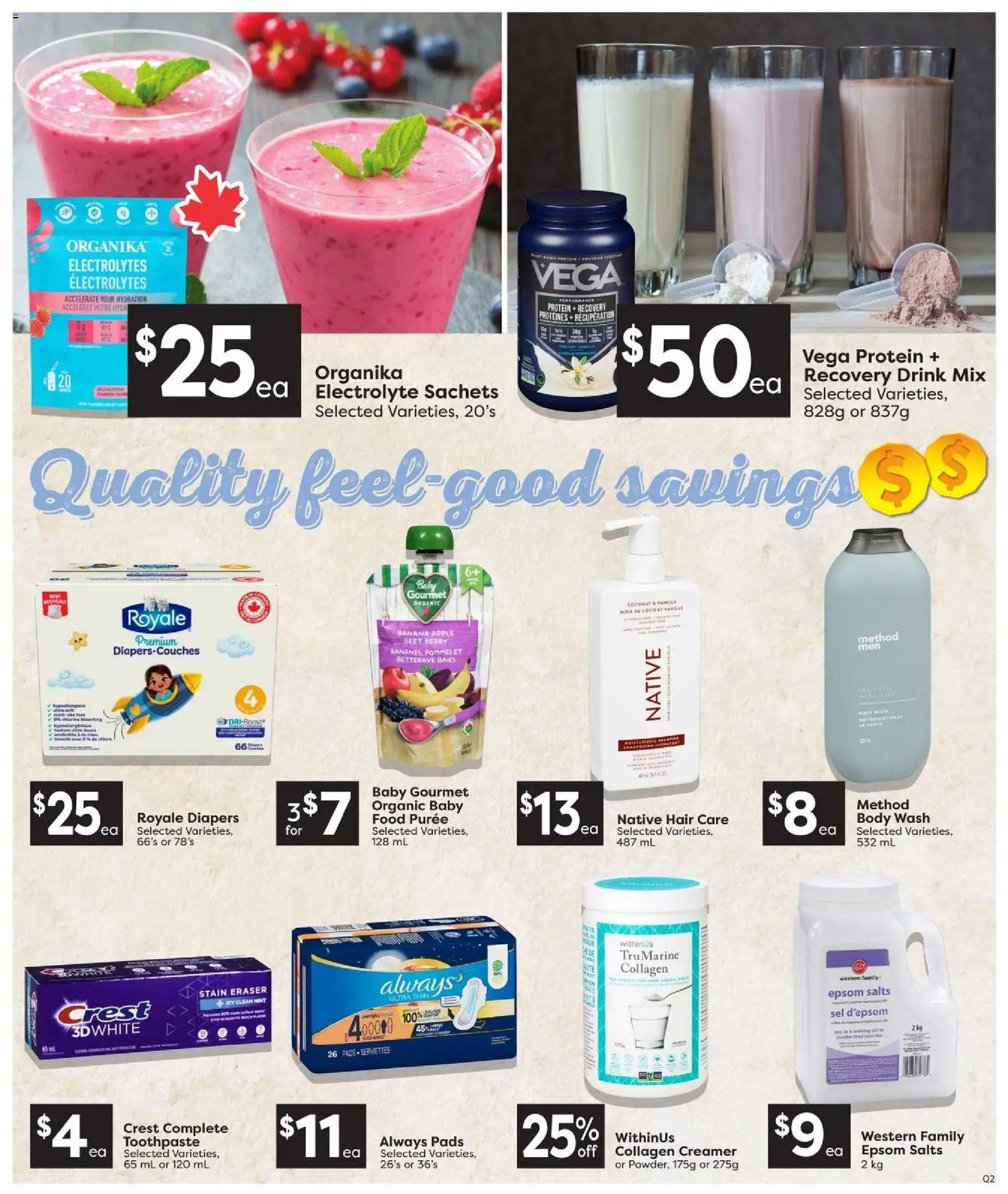 Quality Foods weekly flyer / circulaire