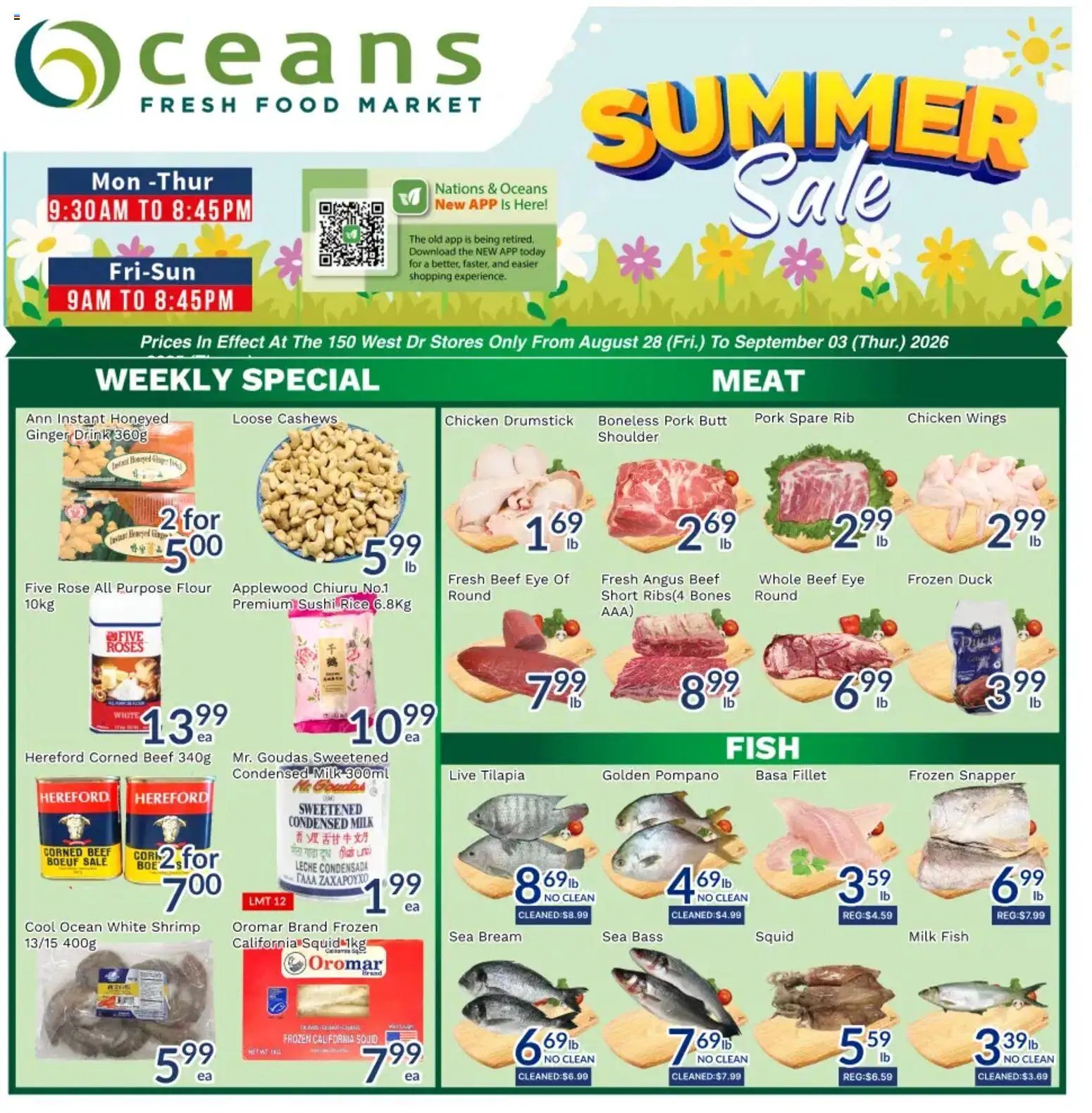 Oceans weekly flyer / circulaire