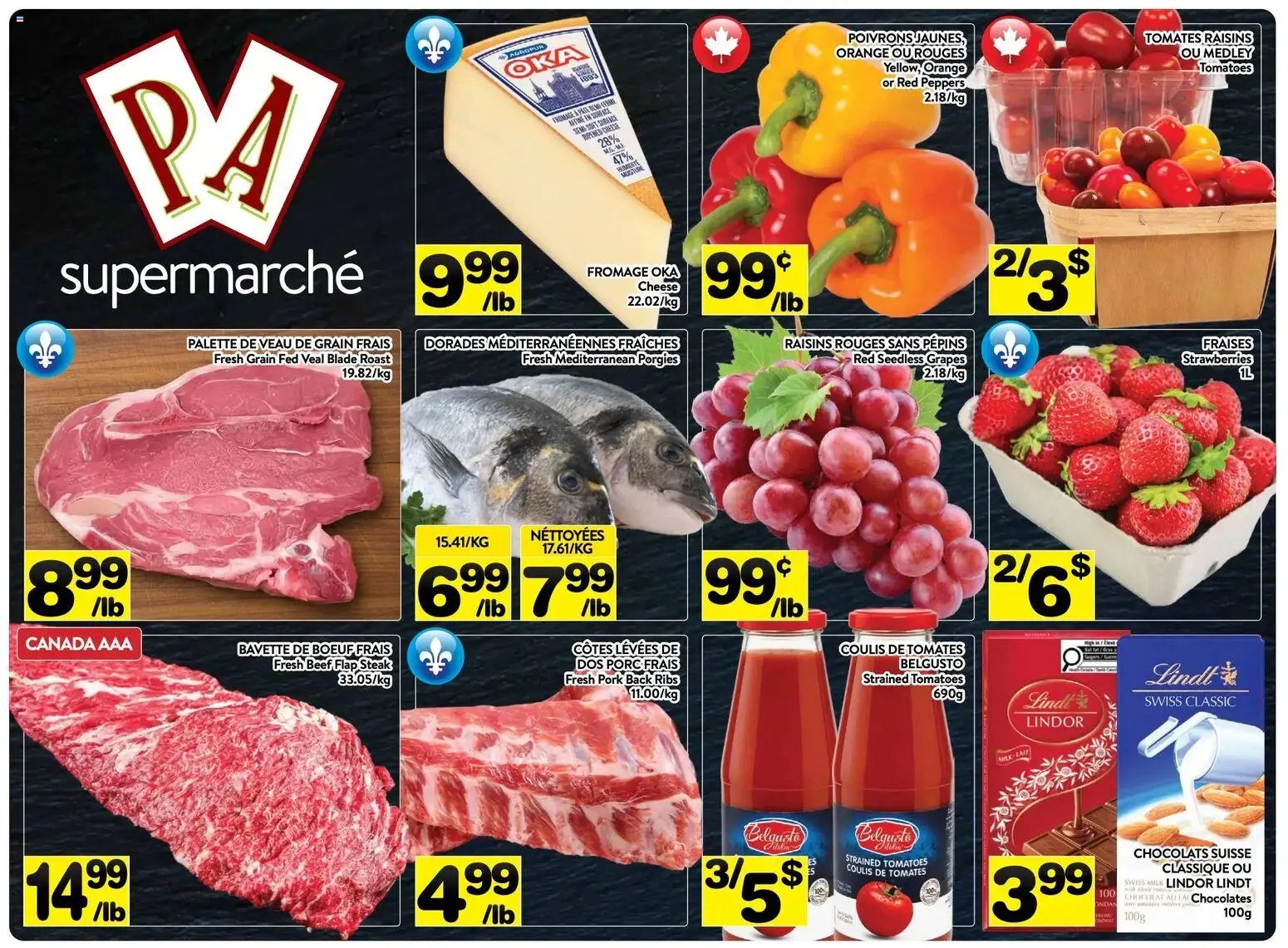 Pa Supermarché weekly flyer / circulaire