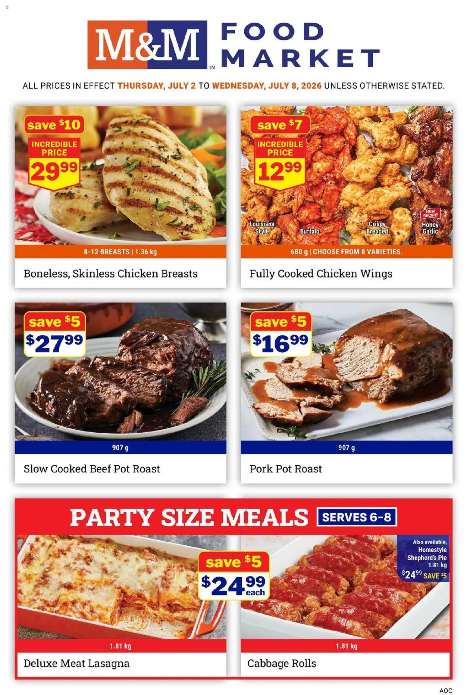 M&M Food Market weekly flyer / circulaire