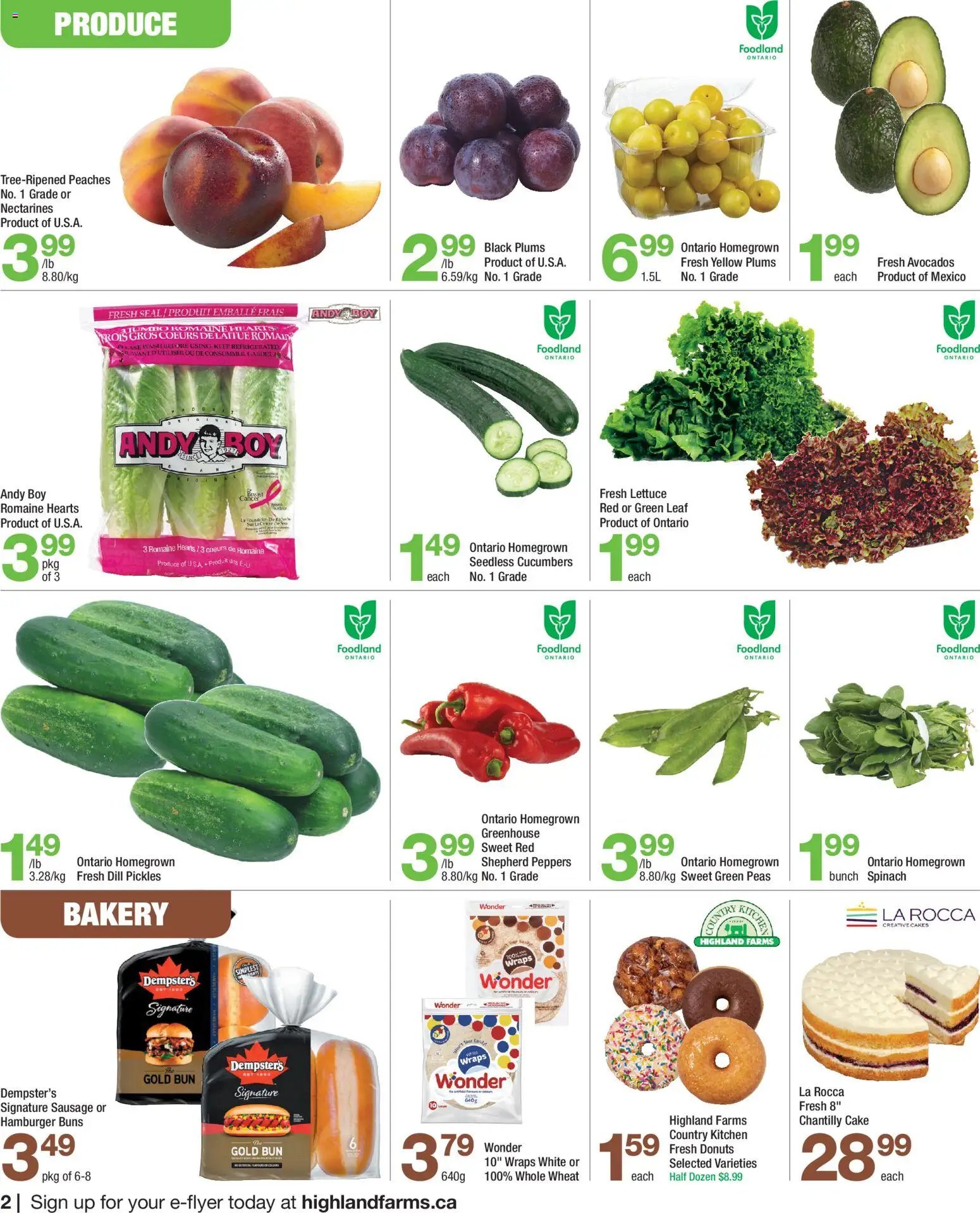 Highland Farms weekly flyer / circulaire