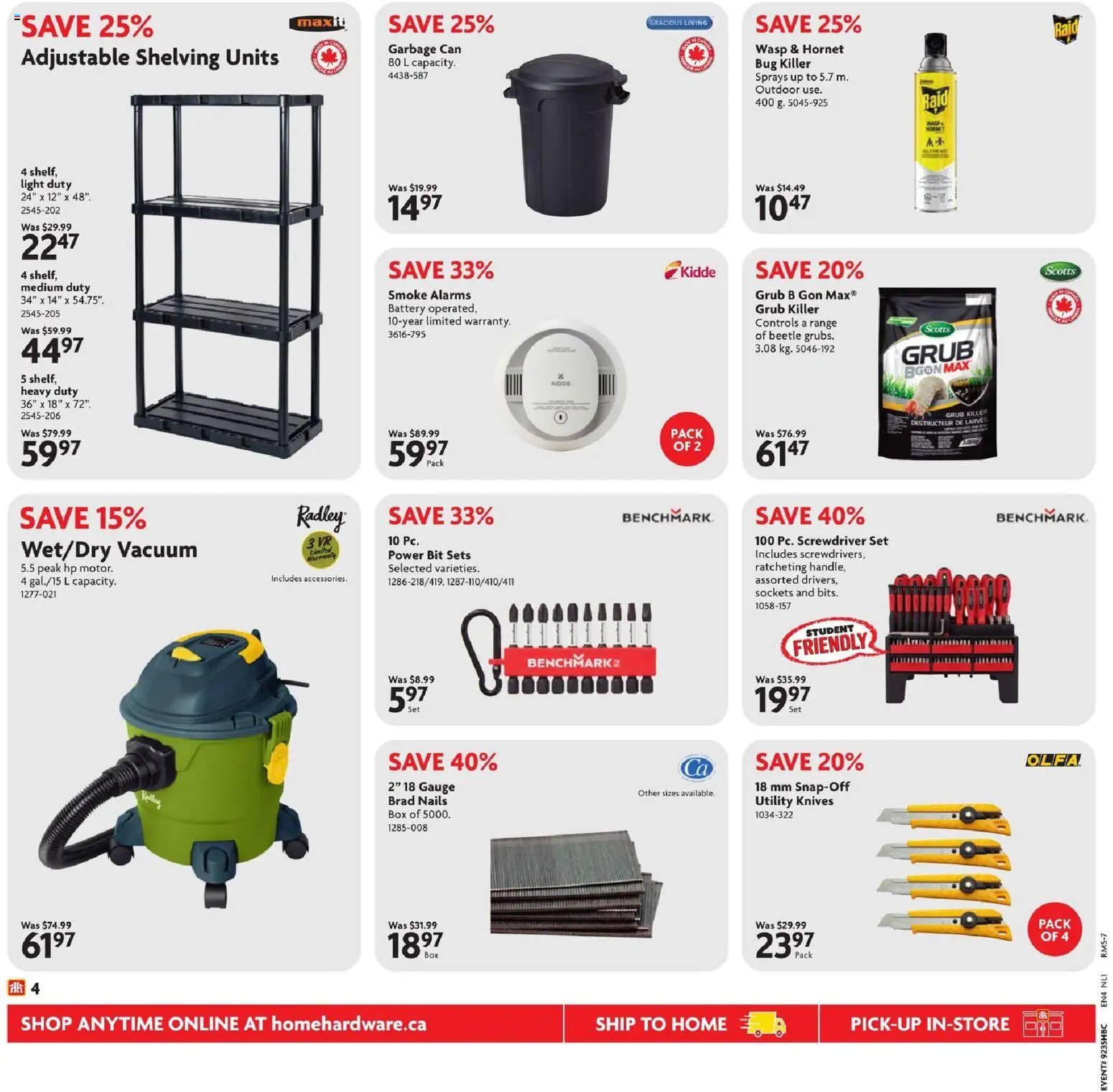 Home Hardware weekly flyer / circulaire
