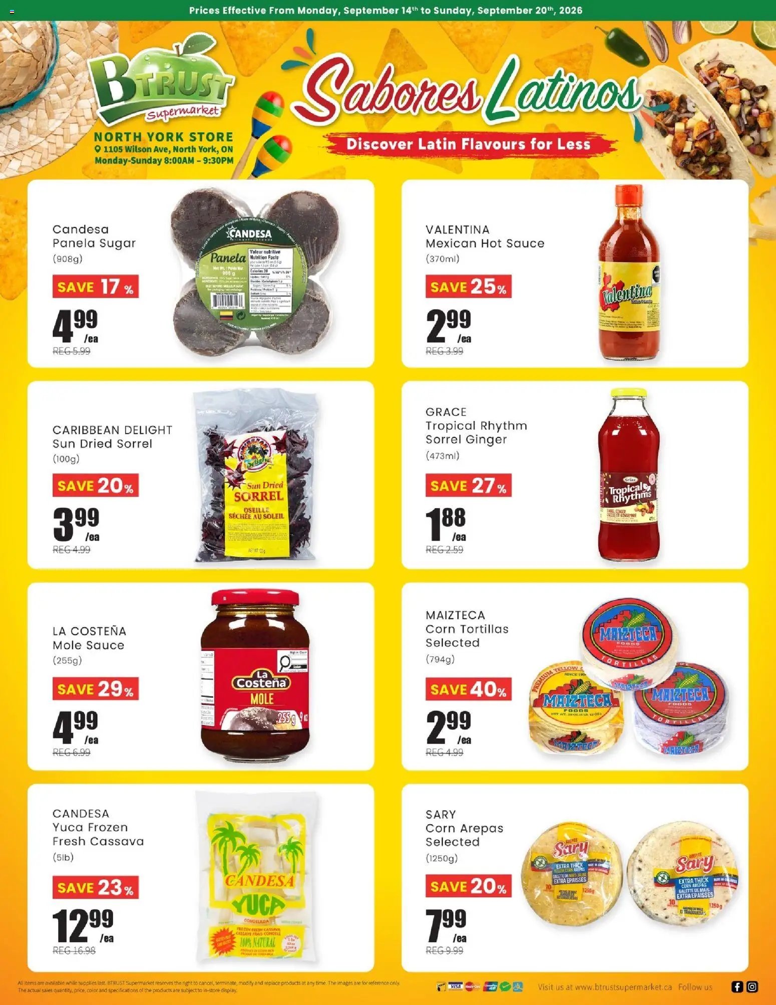 Btrust Supermarket flyer - North York Latin Specials