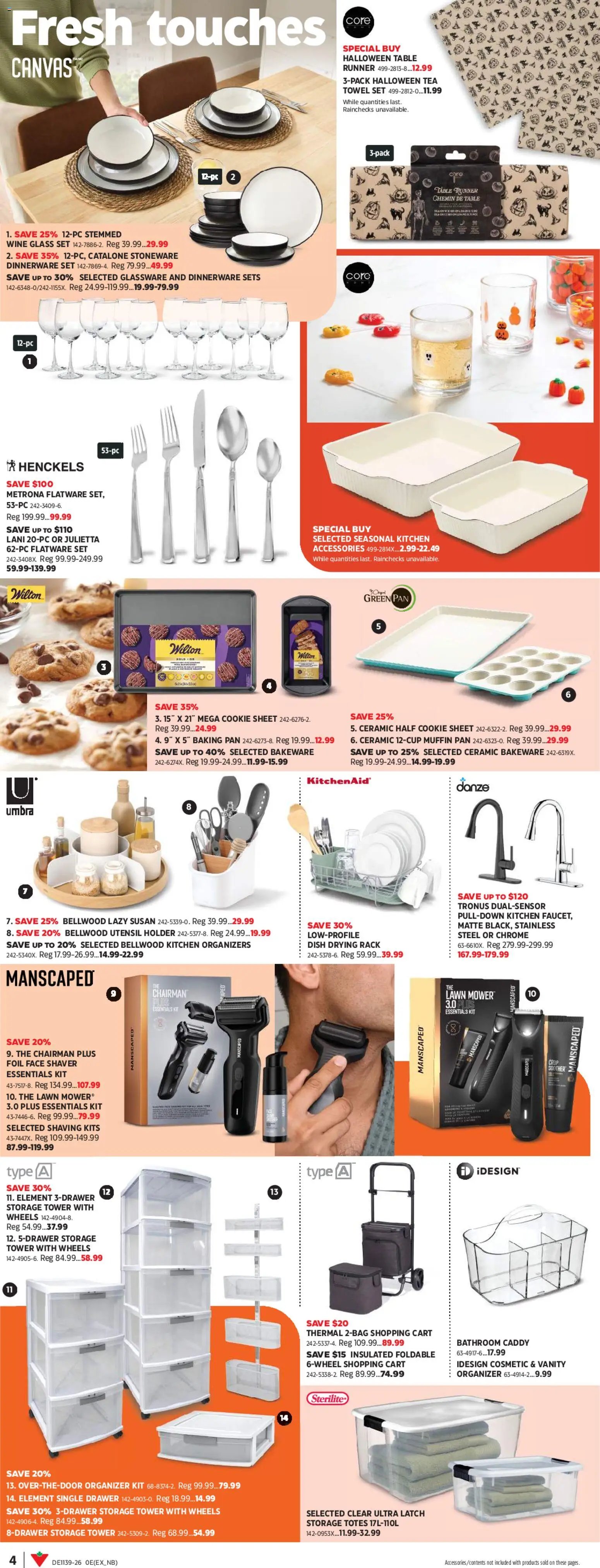 Canadian Tire flyer - Fall inspirations