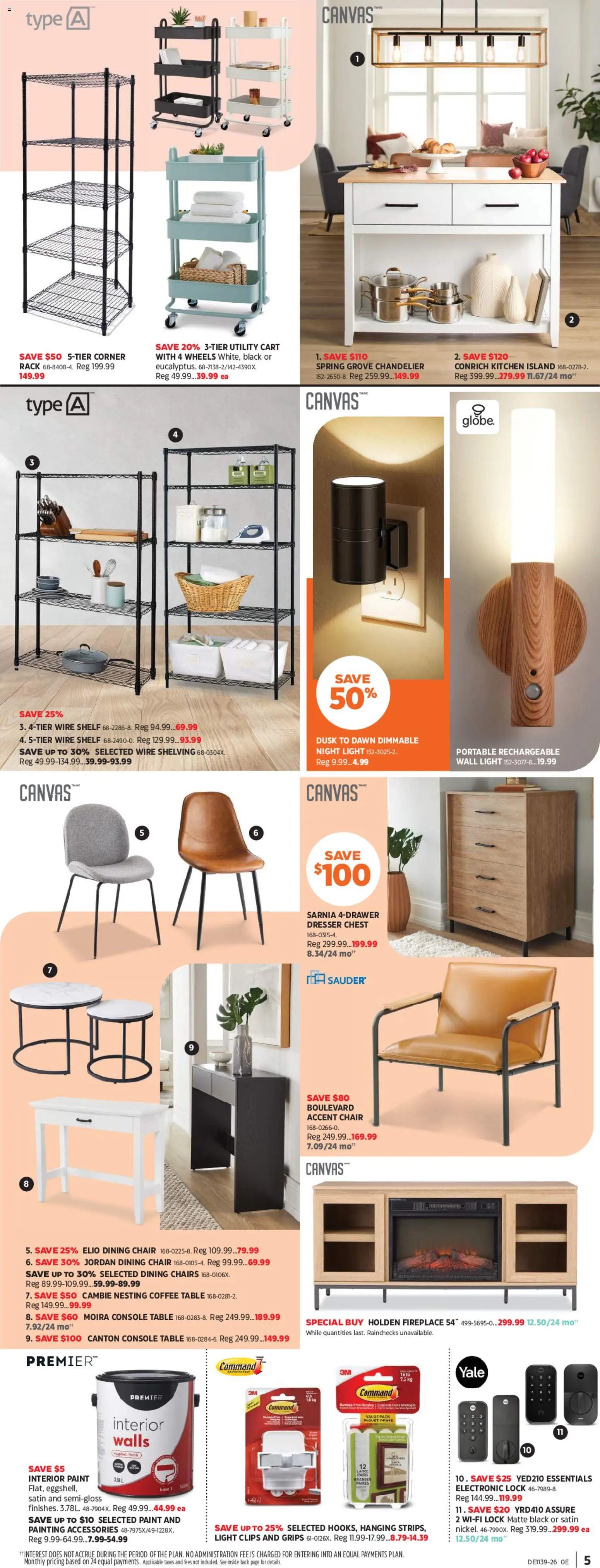 Canadian Tire flyer - Fall inspirations