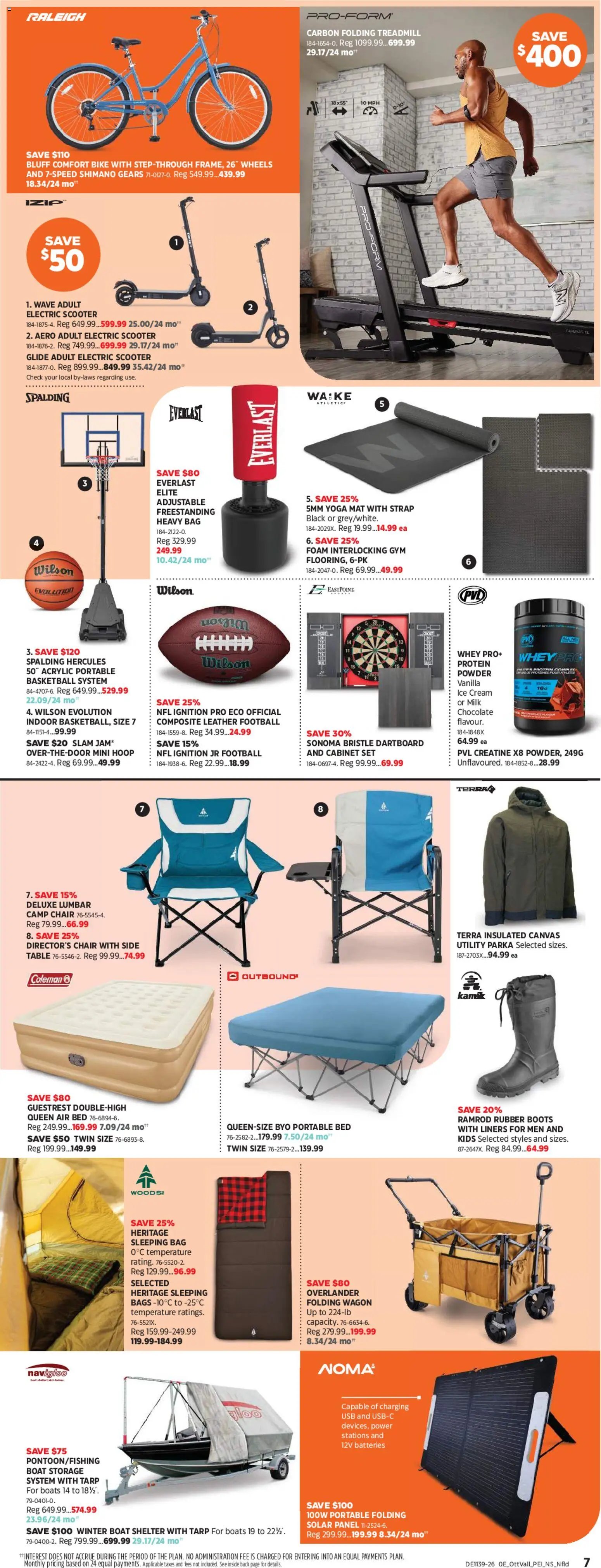 Canadian Tire flyer - Fall inspirations