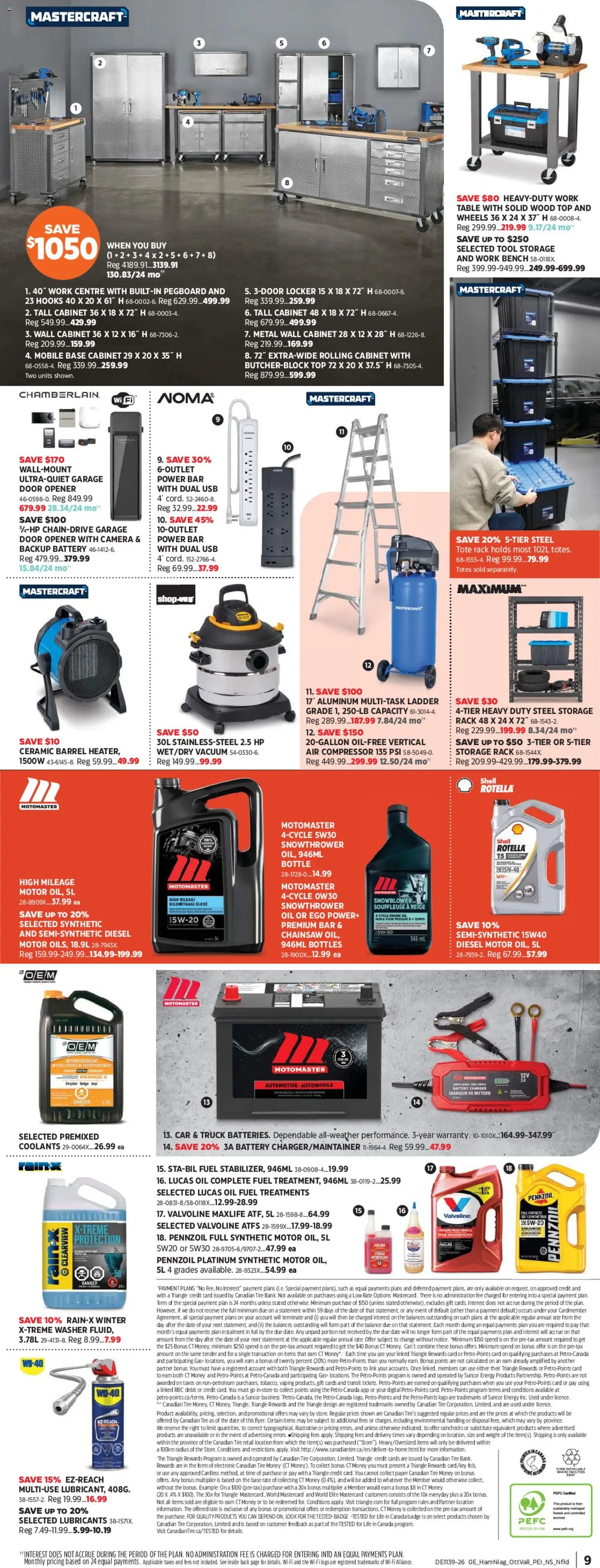 Canadian Tire flyer - Fall inspirations