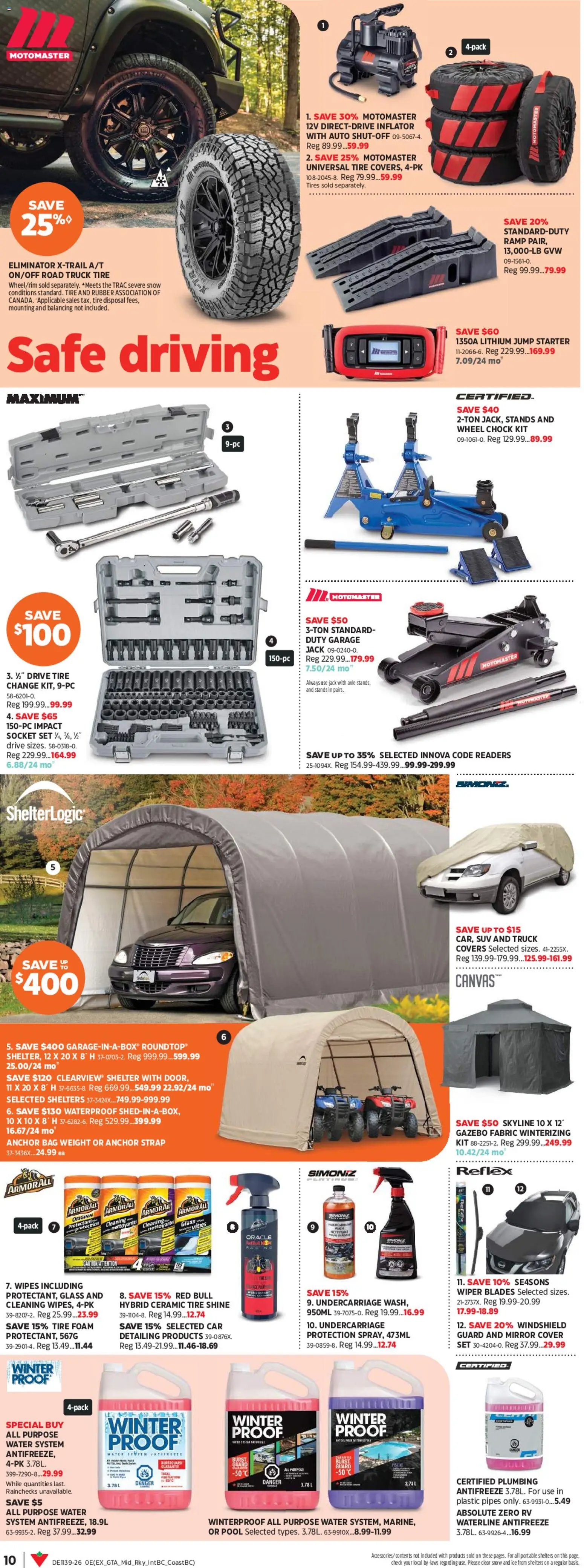 Canadian Tire flyer - Fall inspirations
