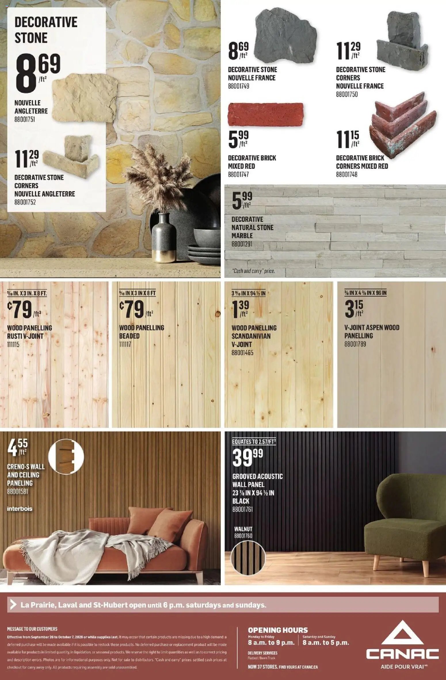 Canac flyer - Inspiration Décor