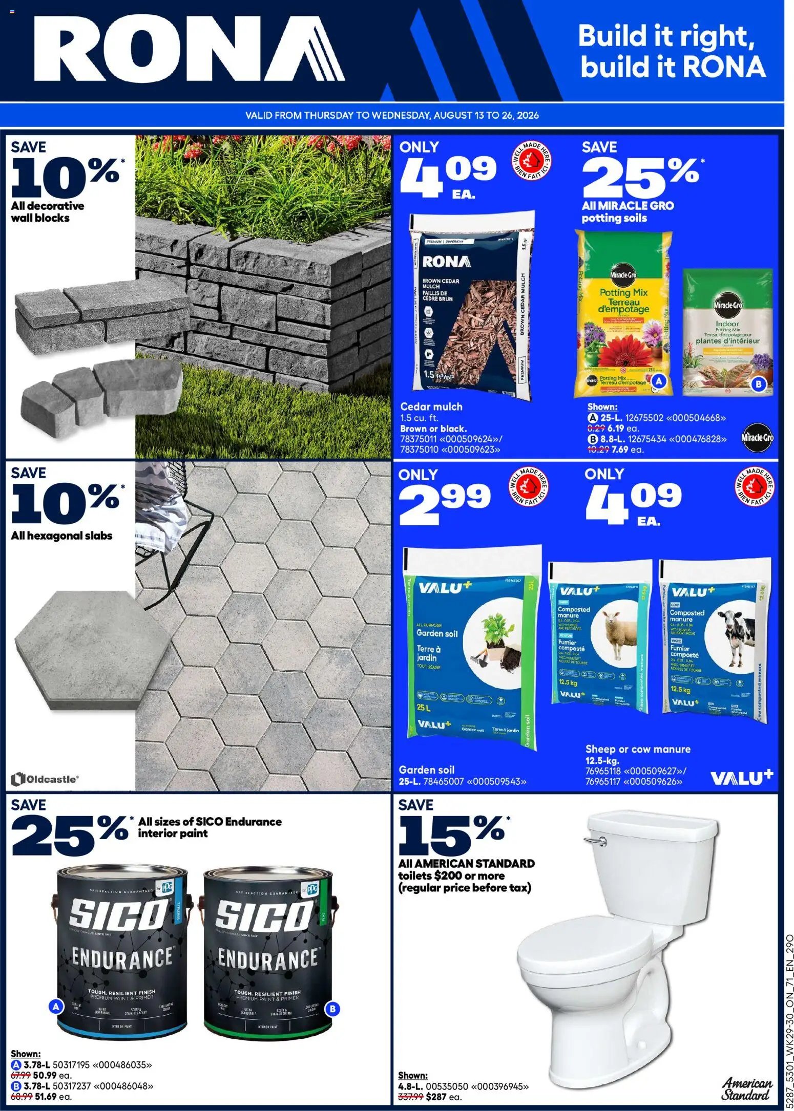 Rona weekly flyer