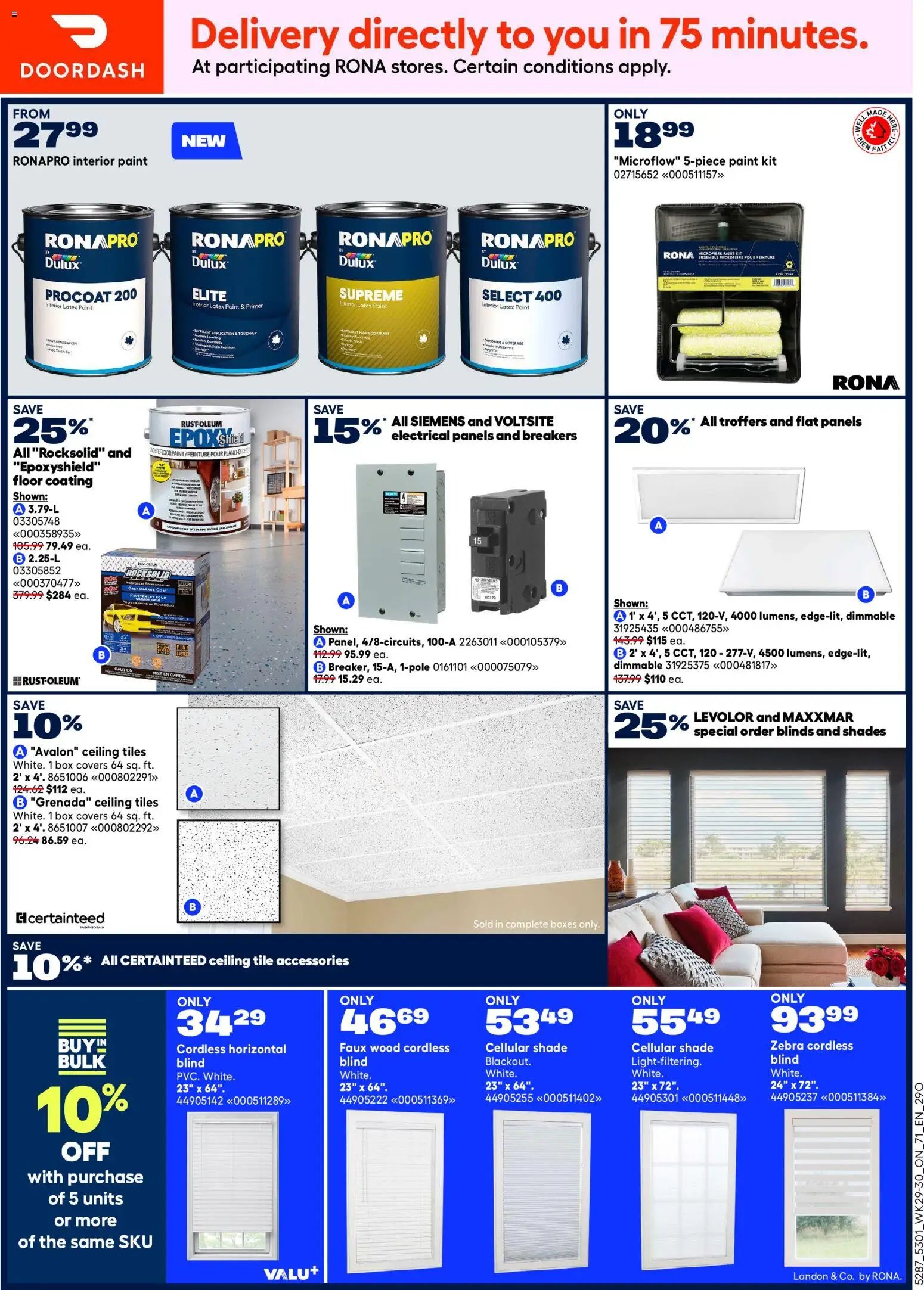 Rona weekly flyer