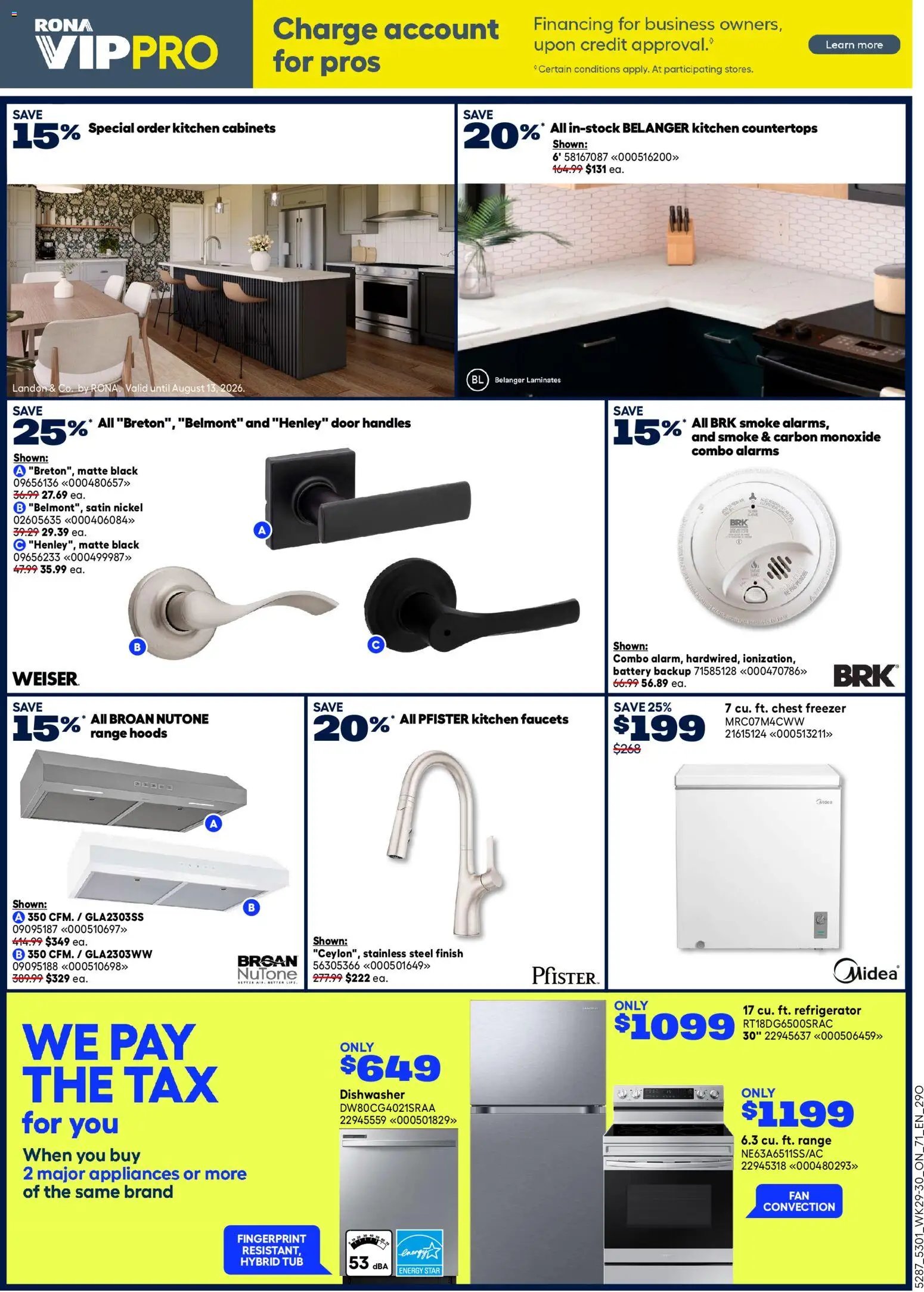Rona weekly flyer