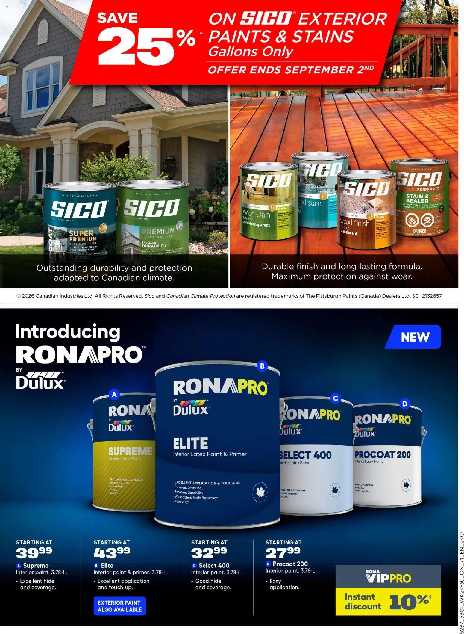 Rona weekly flyer