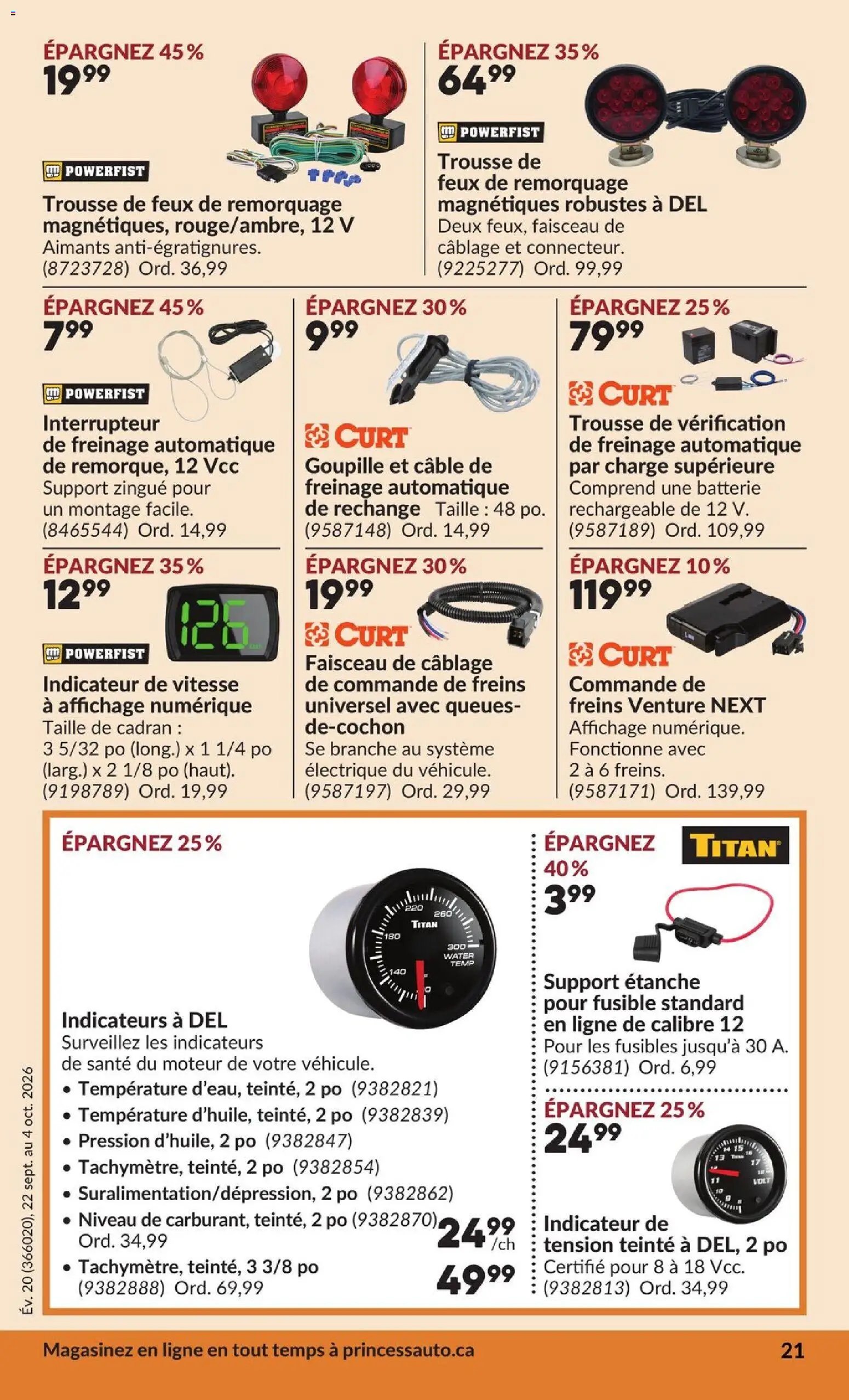 Princess Auto circulaire - 2 Semaines de Soldes !