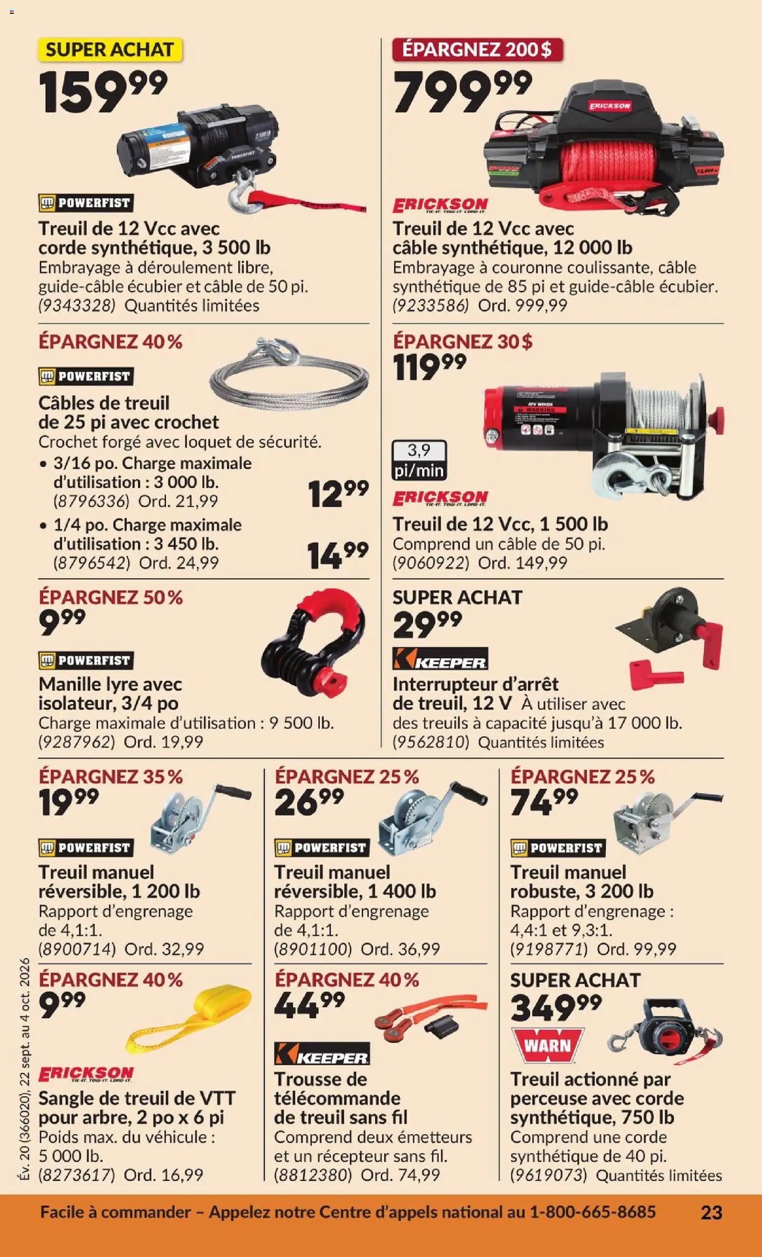 Princess Auto circulaire - 2 Semaines de Soldes !