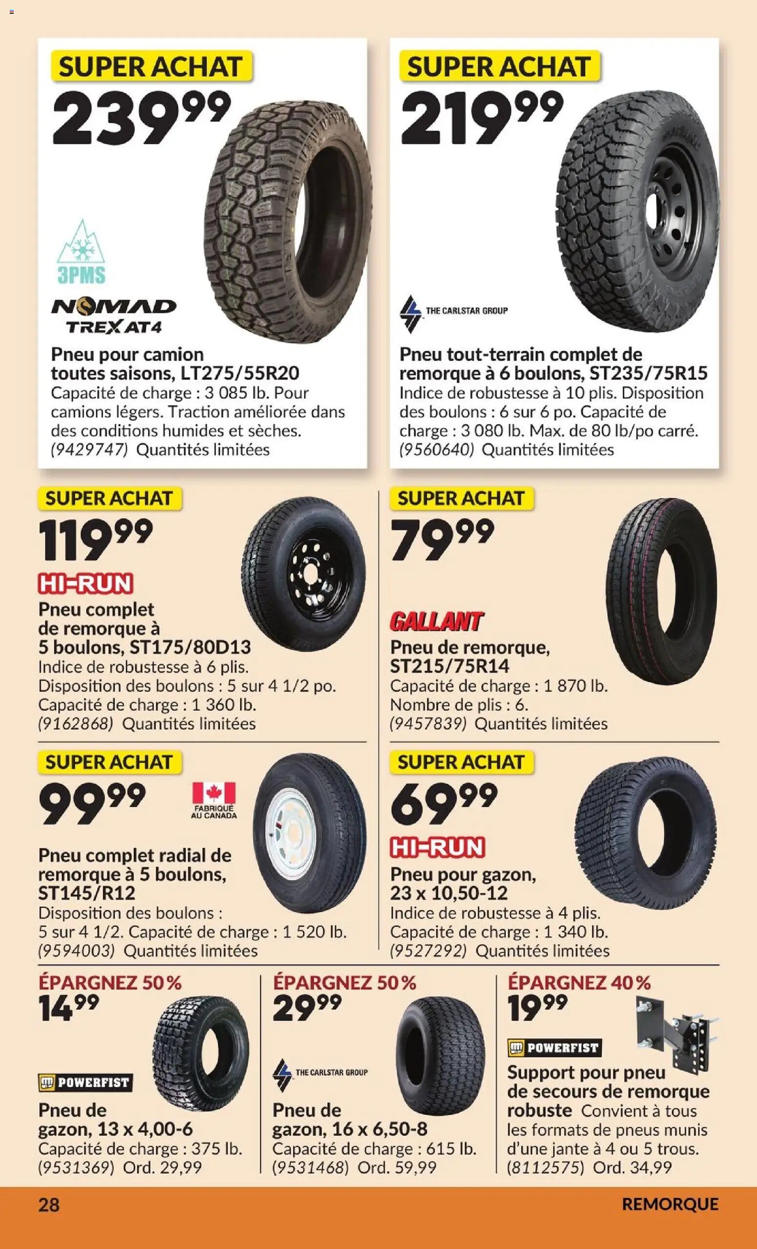 Princess Auto circulaire - 2 Semaines de Soldes !