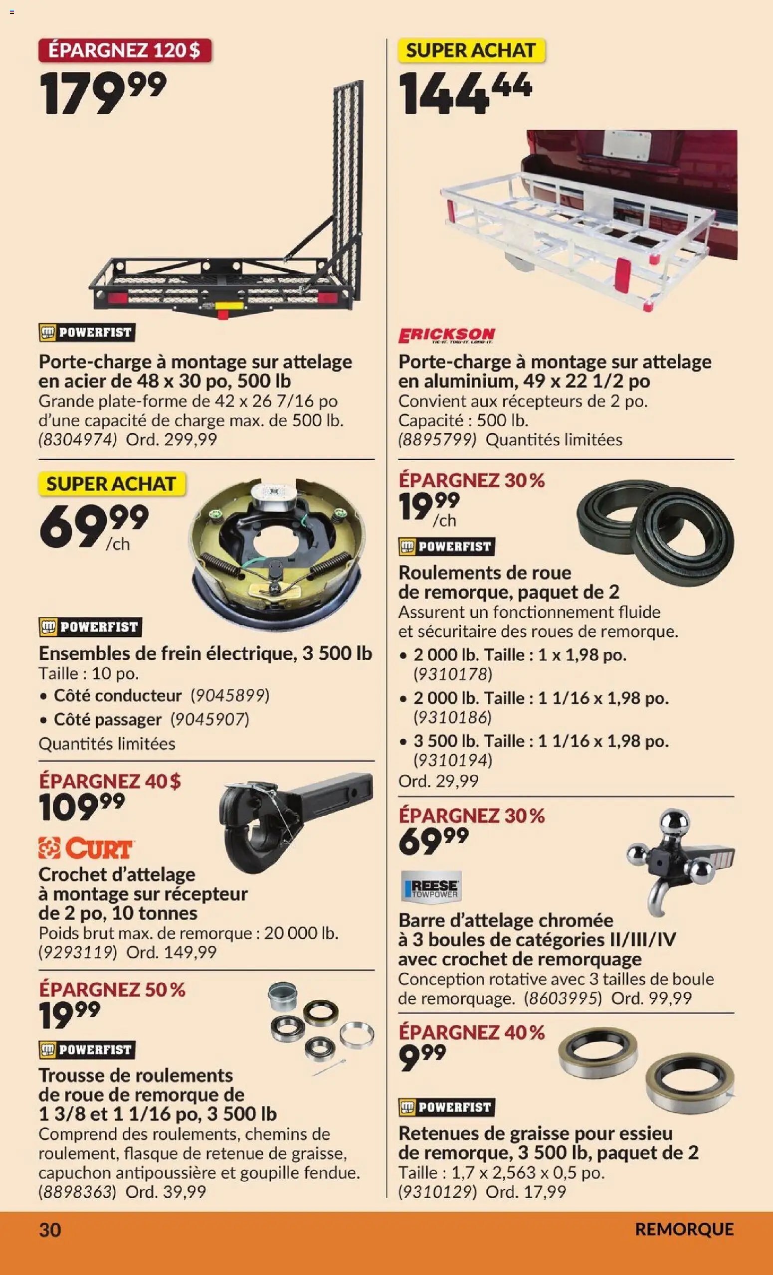 Princess Auto circulaire - 2 Semaines de Soldes !