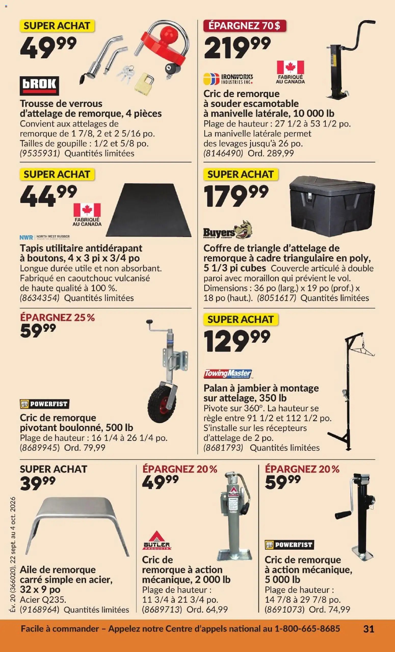 Princess Auto circulaire - 2 Semaines de Soldes !