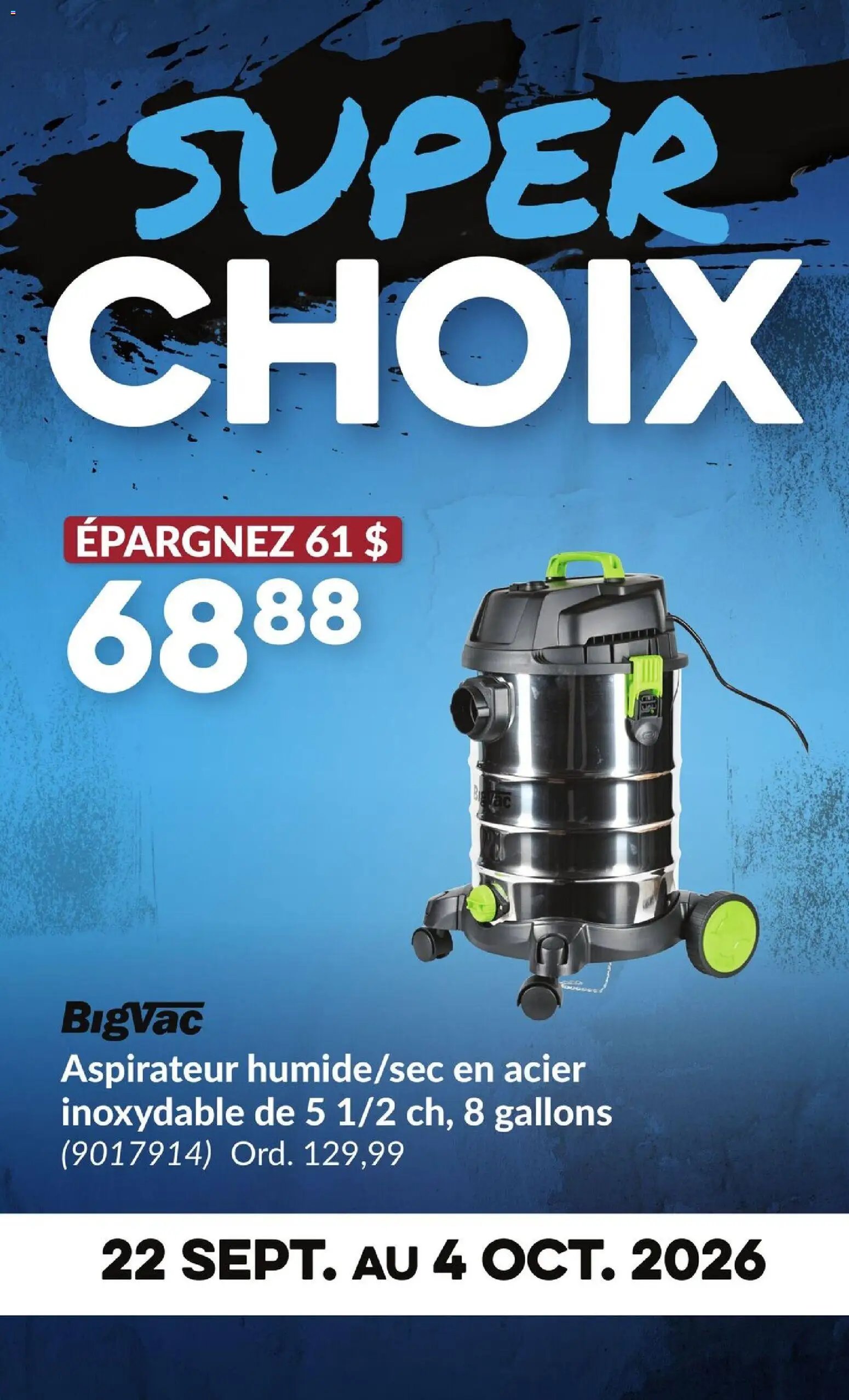 Princess Auto circulaire - 2 Semaines de Soldes !
