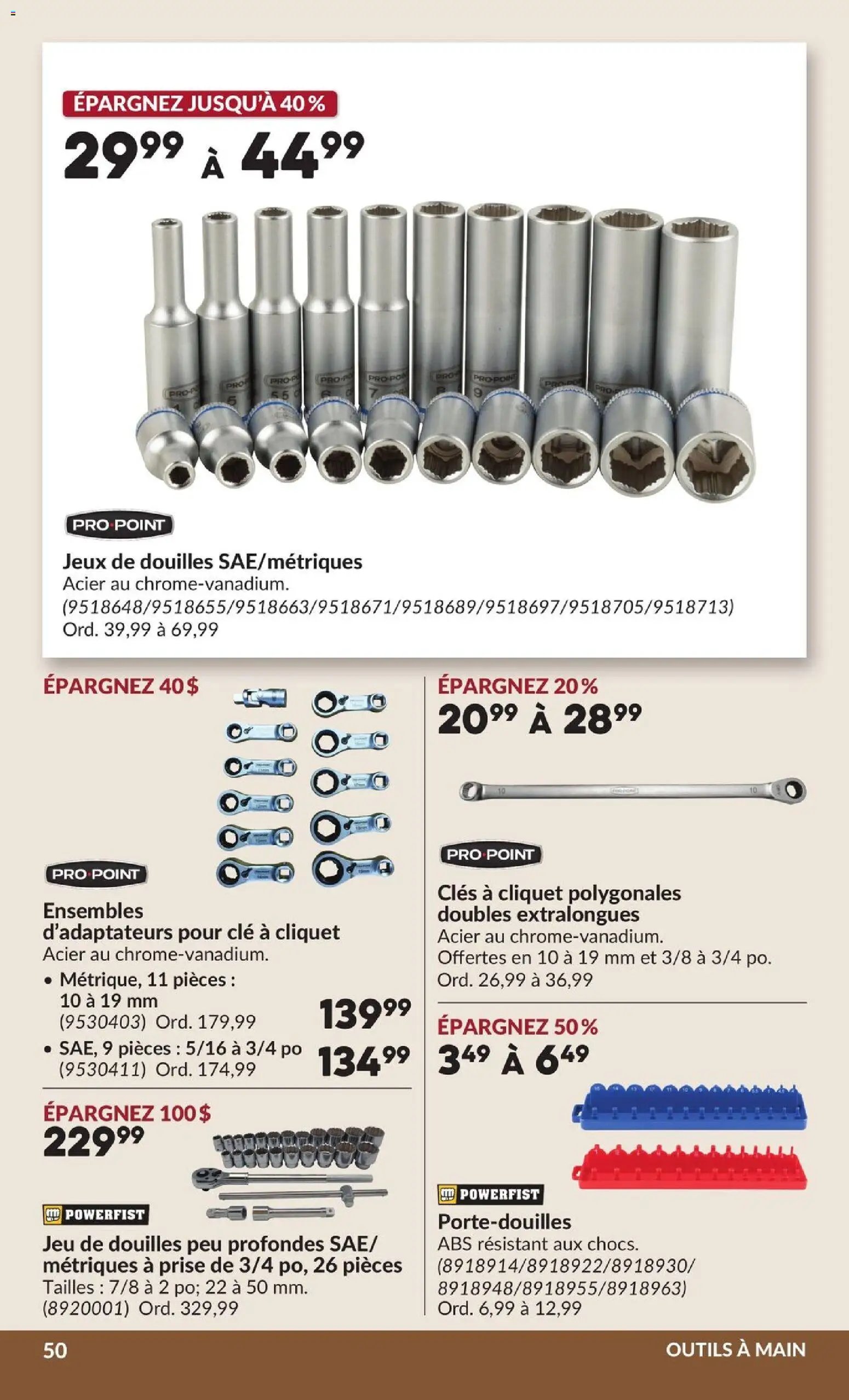 Princess Auto circulaire - 2 Semaines de Soldes !