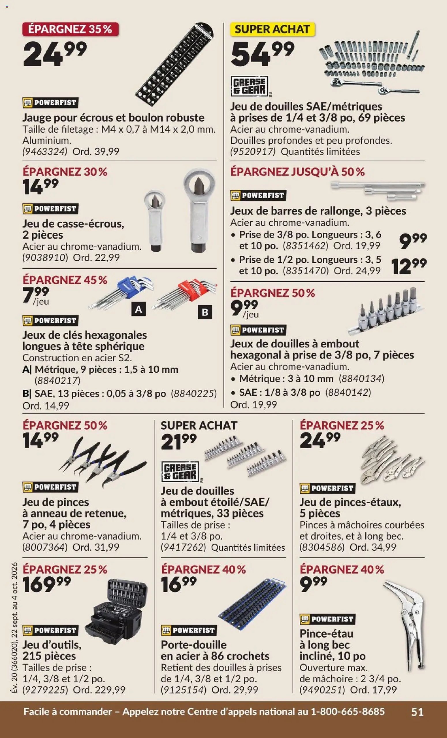 Princess Auto circulaire - 2 Semaines de Soldes !