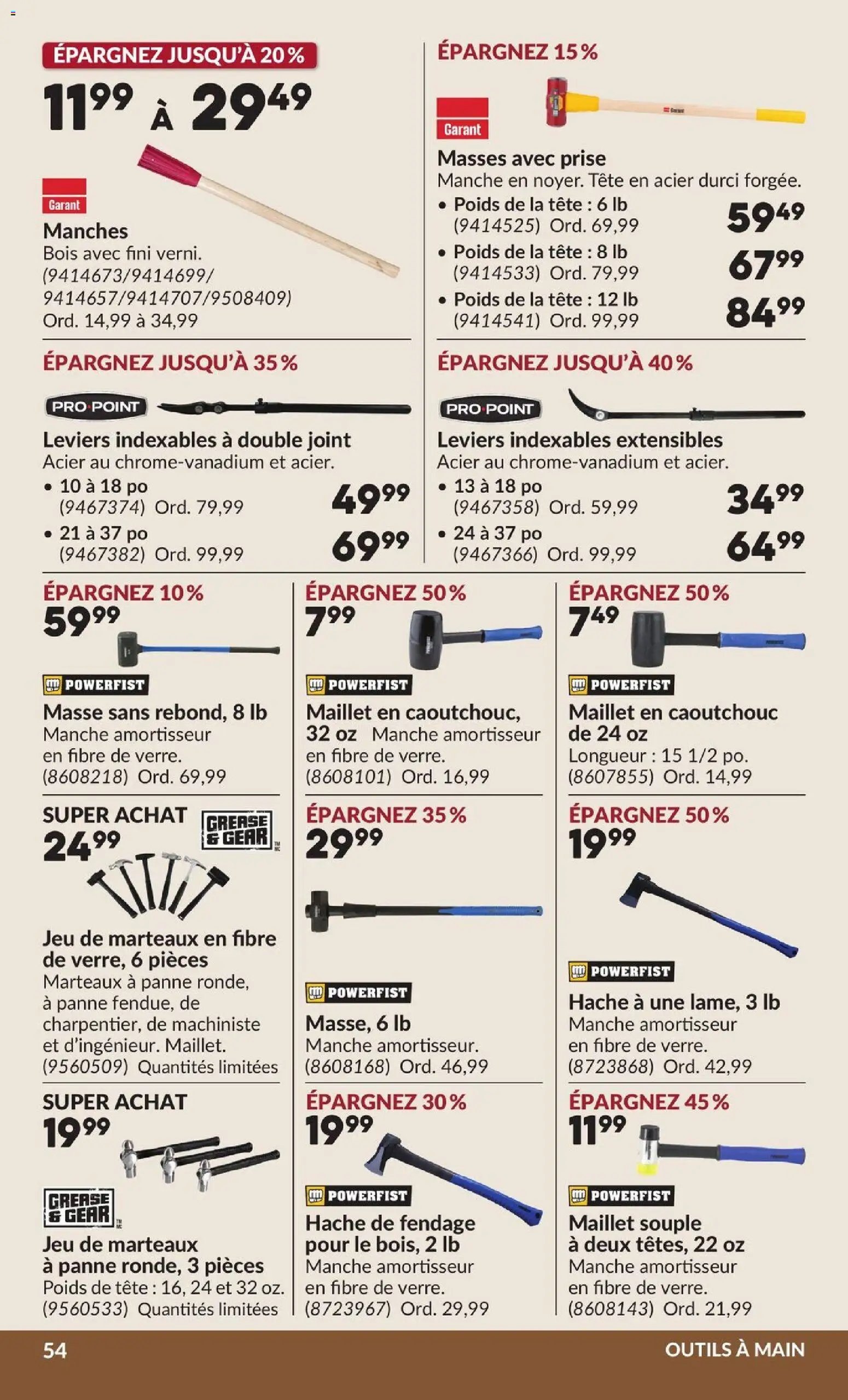 Princess Auto circulaire - 2 Semaines de Soldes !