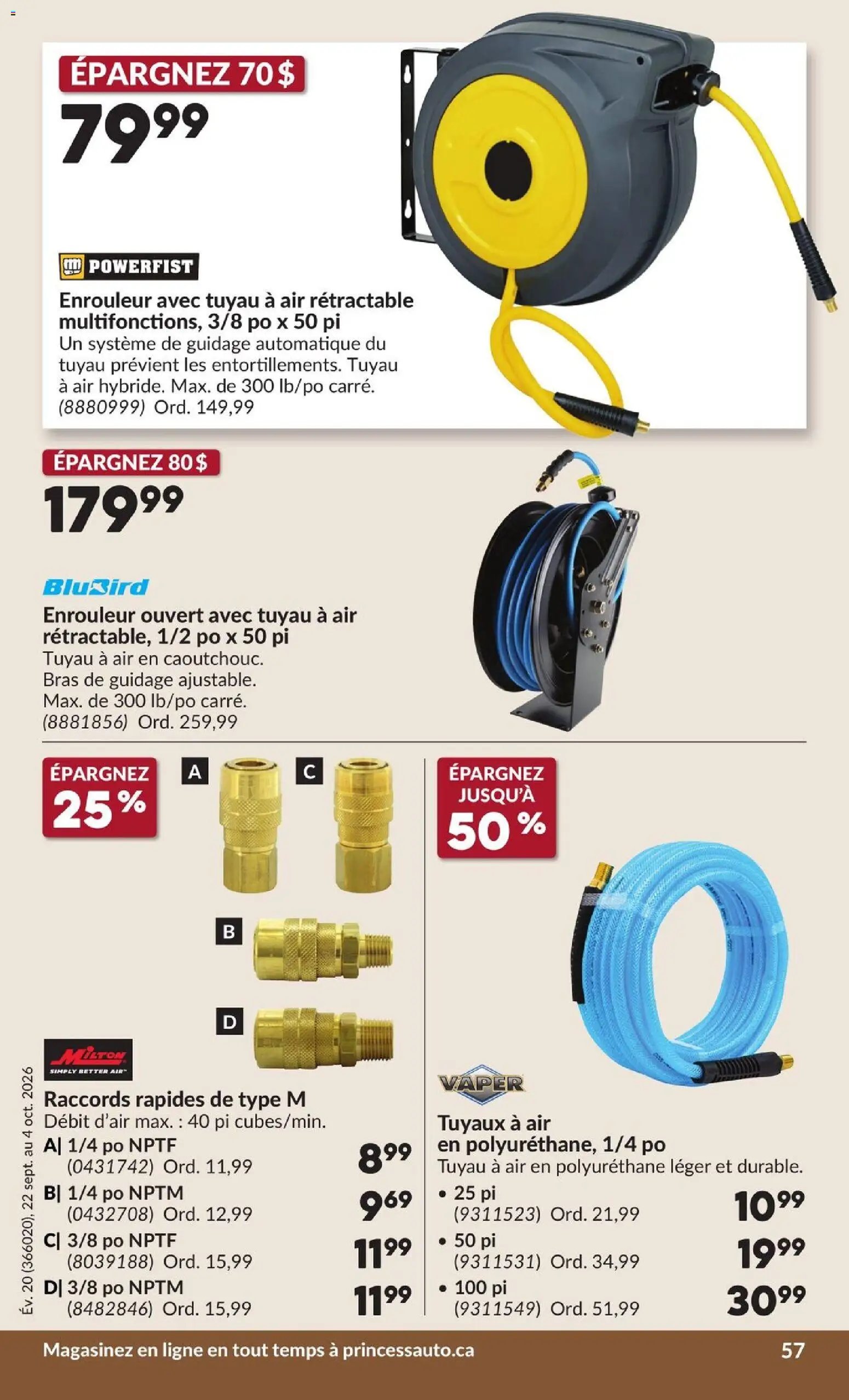 Princess Auto circulaire - 2 Semaines de Soldes !