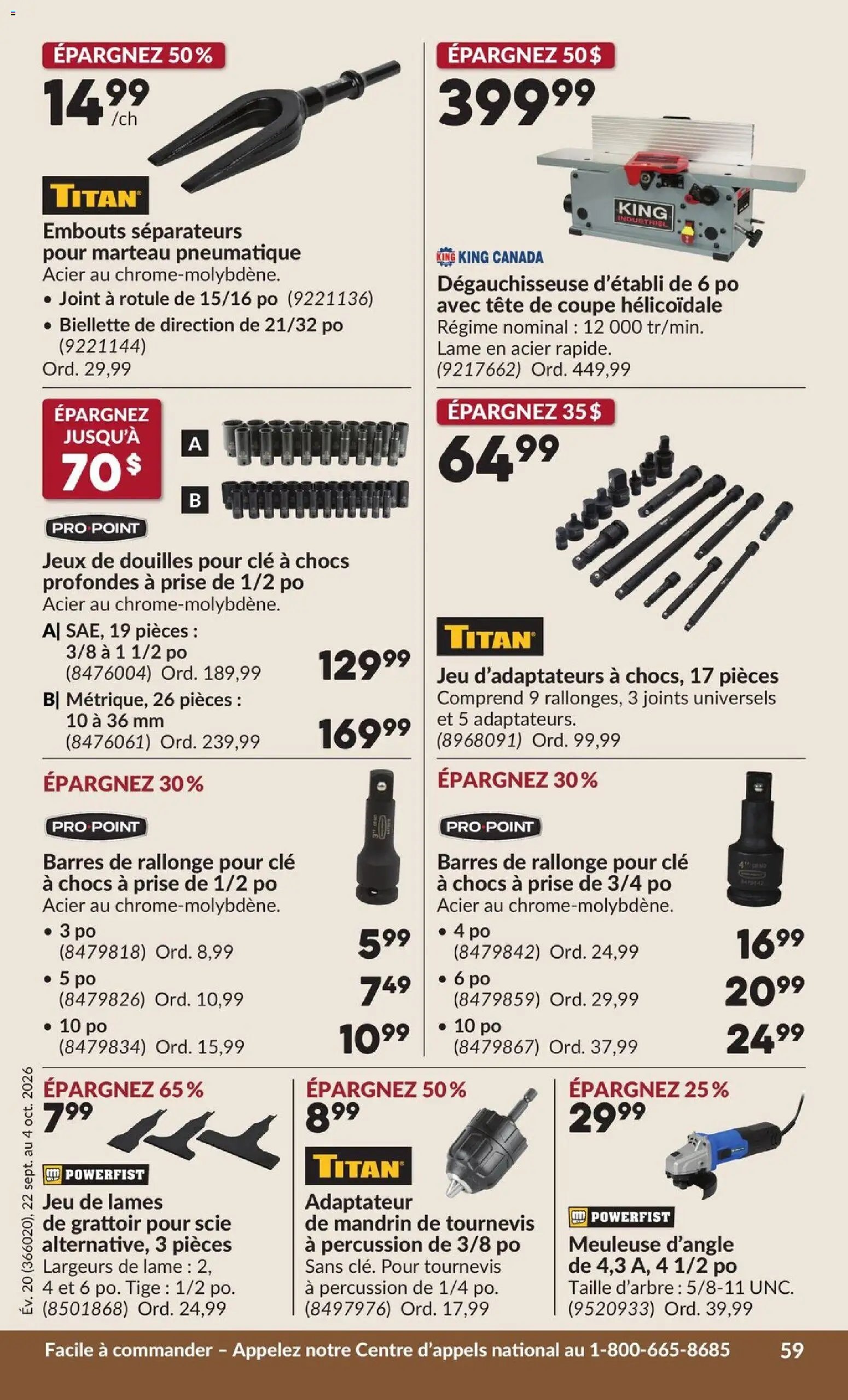 Princess Auto circulaire - 2 Semaines de Soldes !