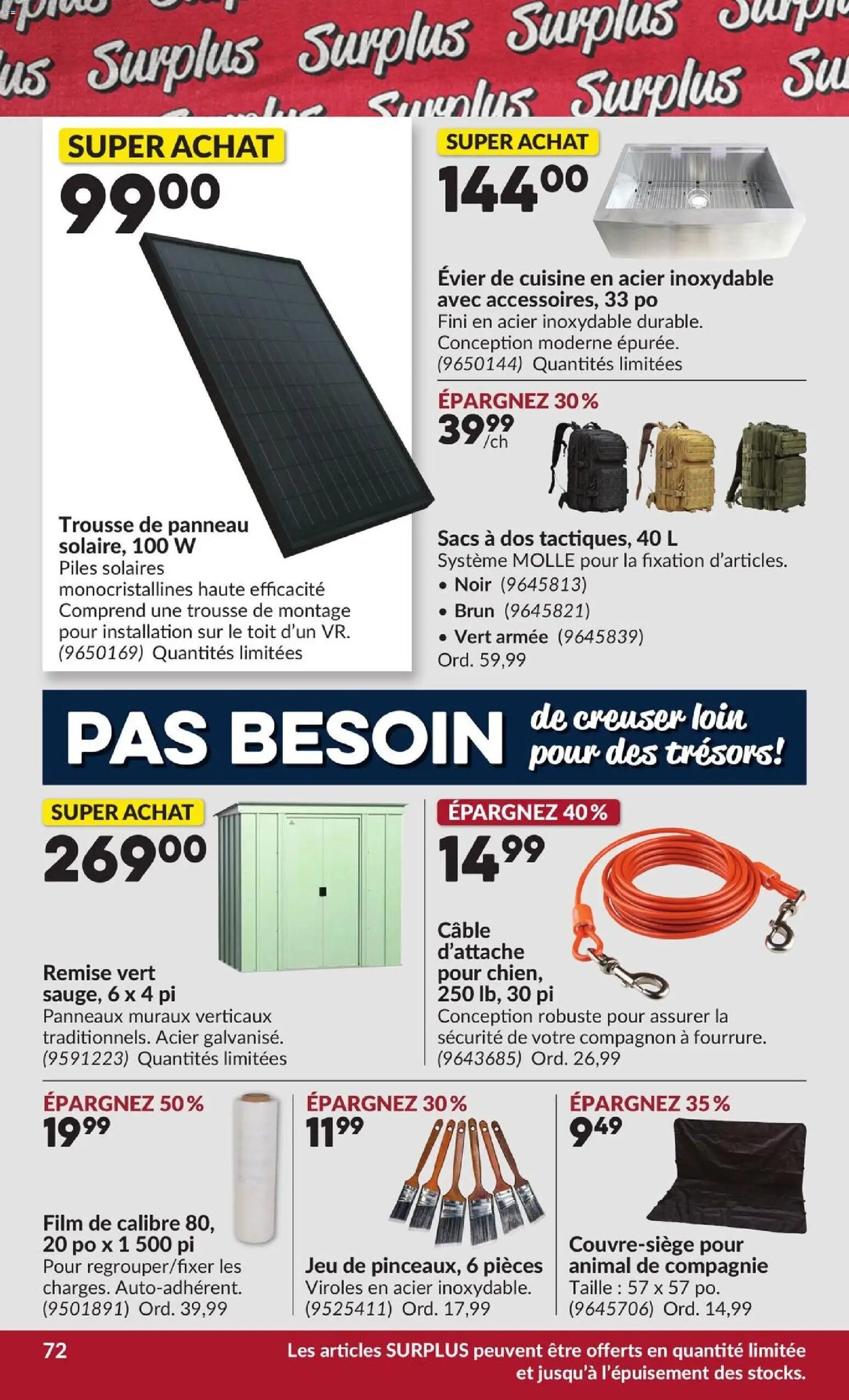 Princess Auto circulaire - 2 Semaines de Soldes !