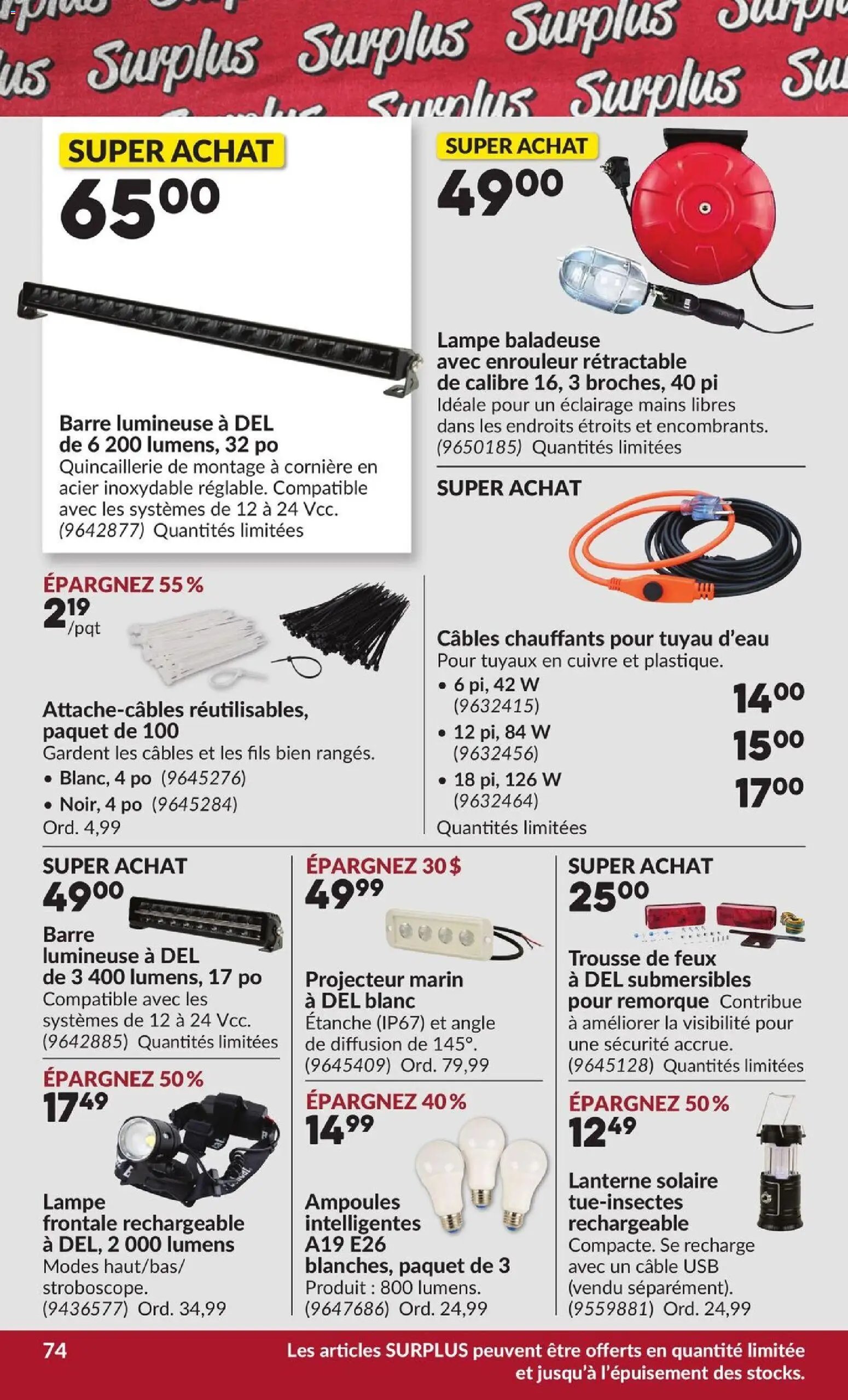 Princess Auto circulaire - 2 Semaines de Soldes !