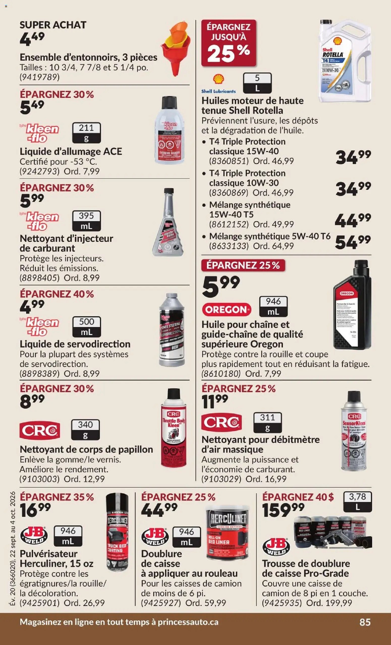 Princess Auto circulaire - 2 Semaines de Soldes !